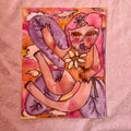 Sunset Fairy Original Watercolor