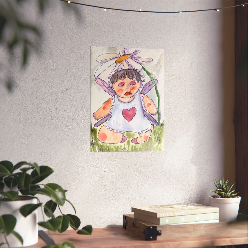 Flower Fairy Fine Art Poster