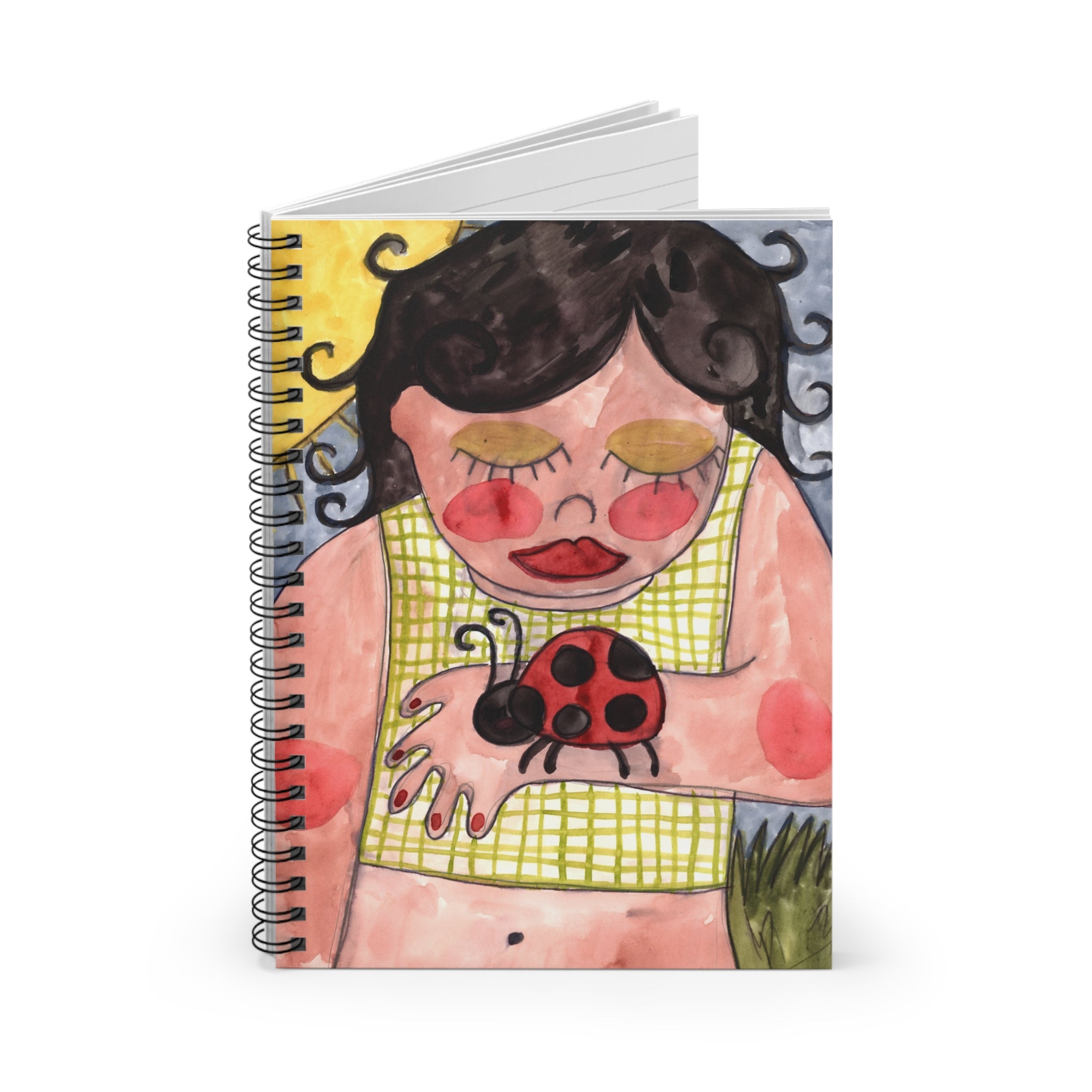 Ladybug Spiral Notebook