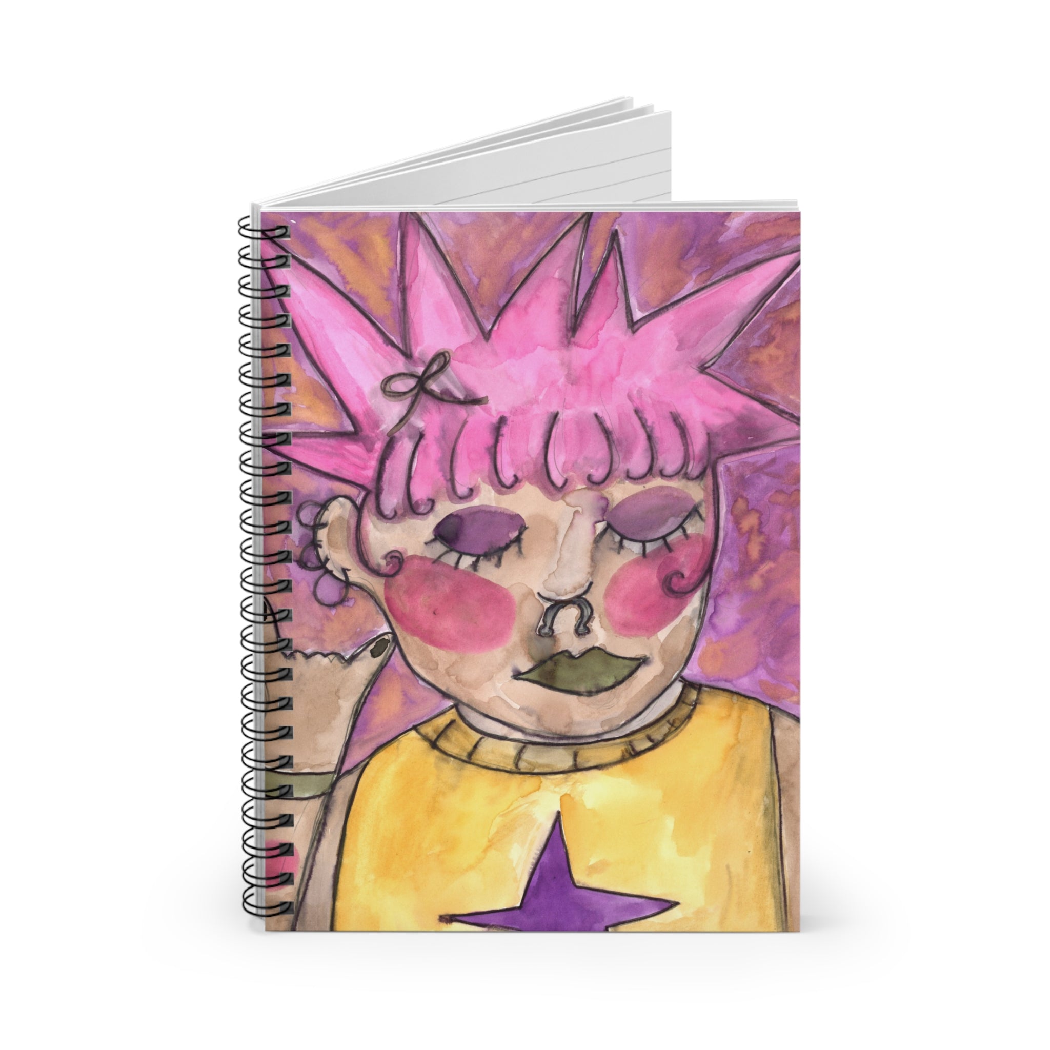Liberty Spikes Spiral Notebook