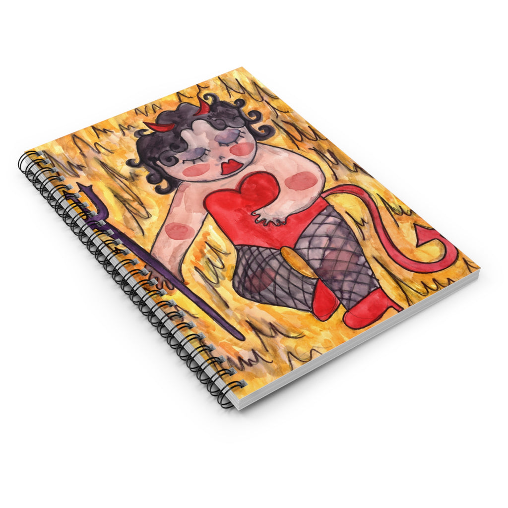 Devil Boop Spiral Notebook