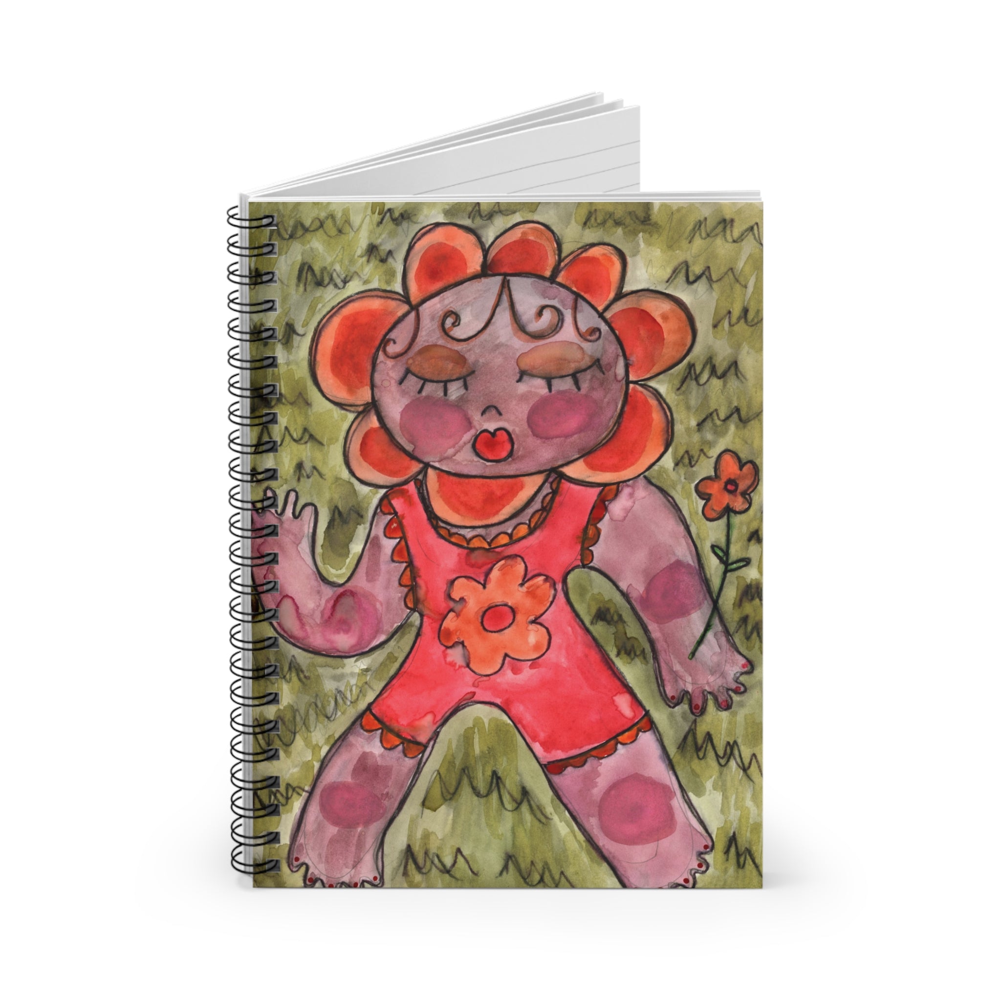 Daisy Lady Spiral Notebook