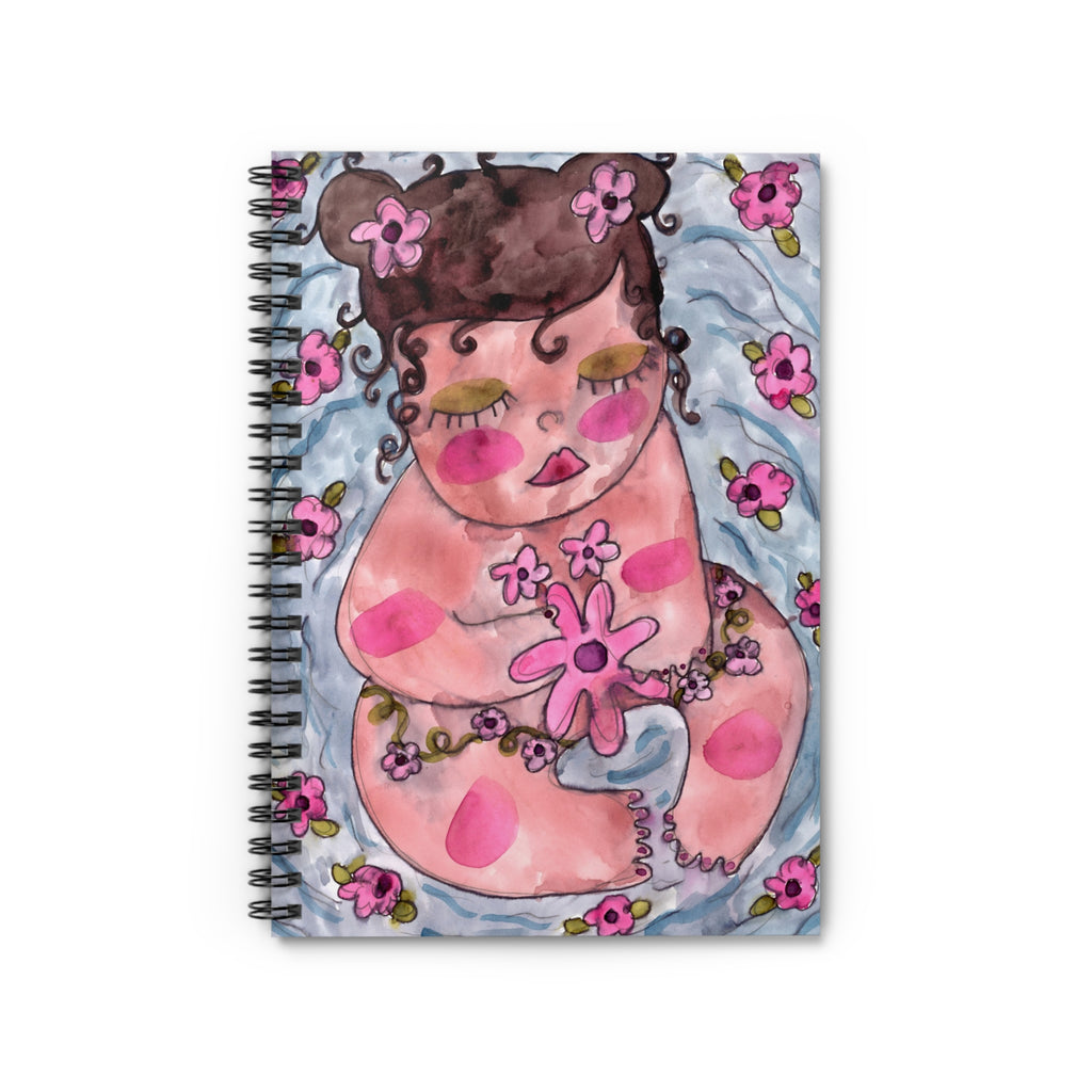 Flower Pond Spiral Notebook