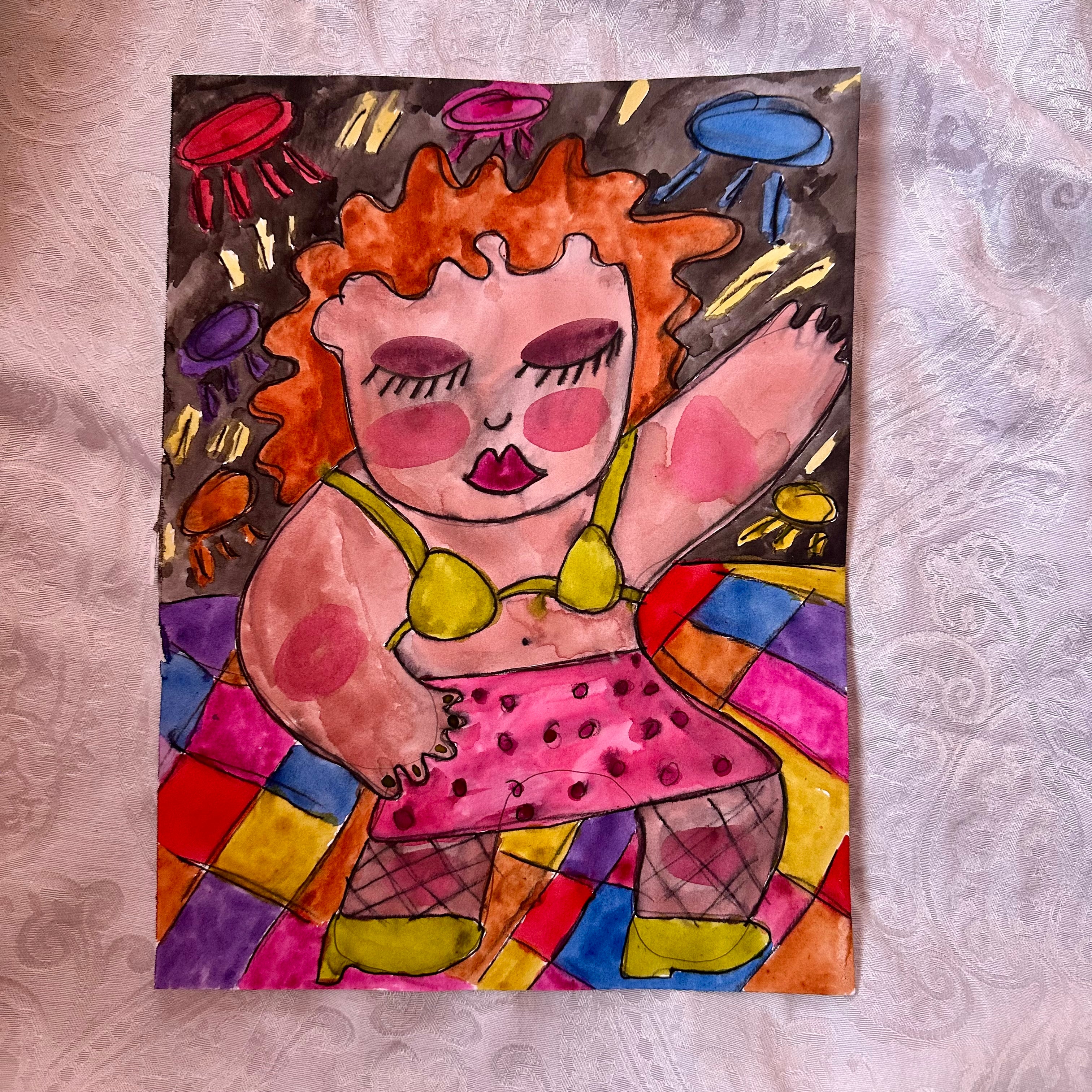 Disco Original Watercolor