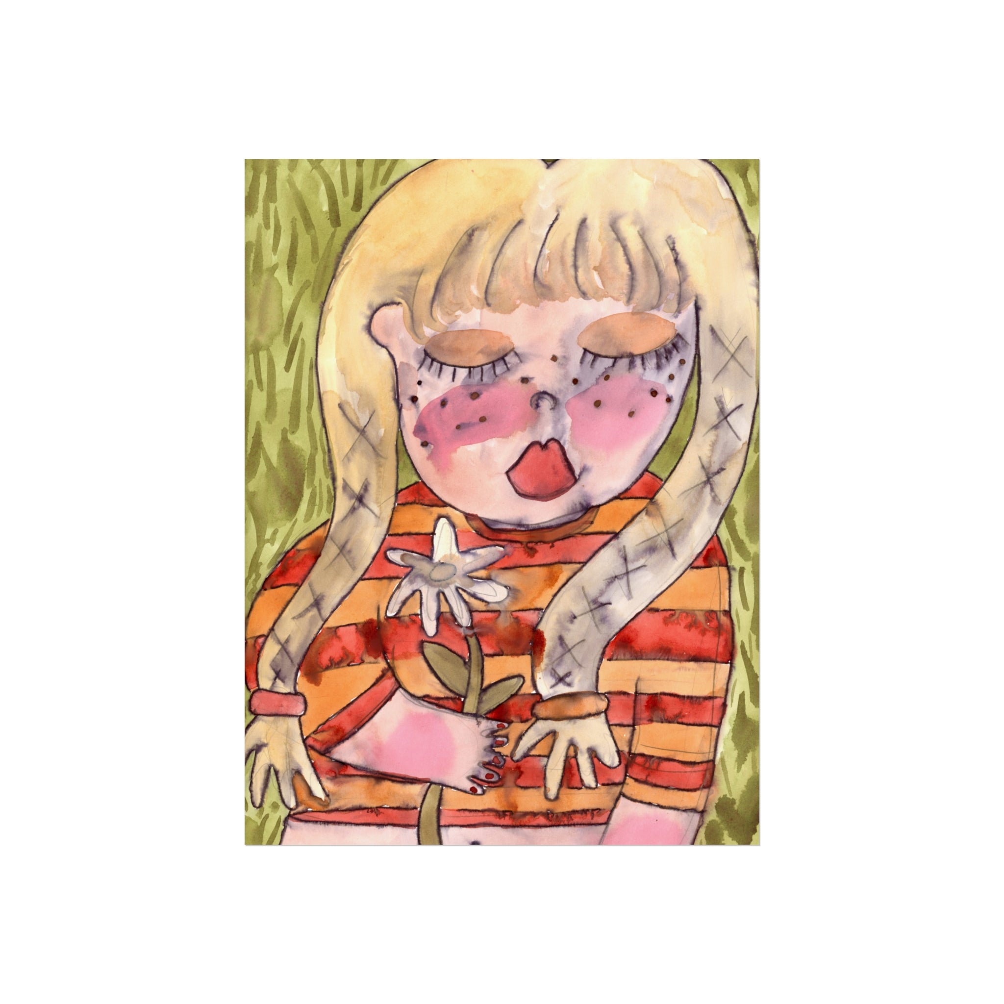 Blonde Daisy Fine Art Poster