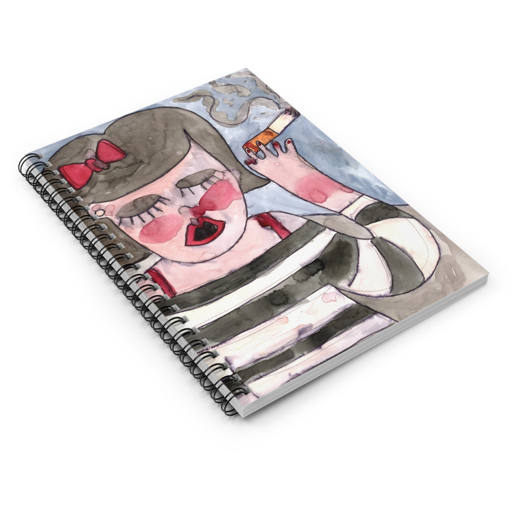 Smoking Spiral Notebook