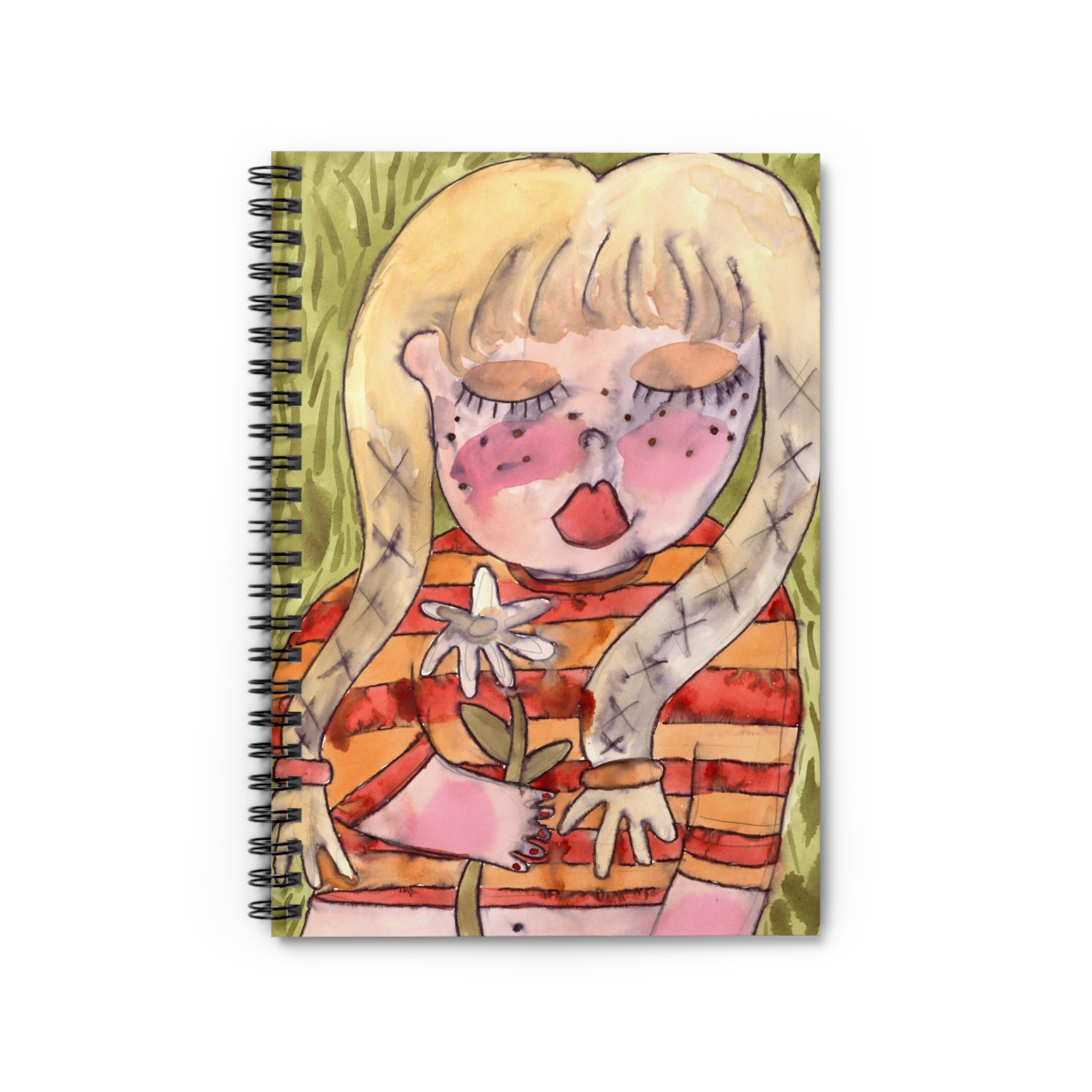 Blonde Daisy Spiral Notebook