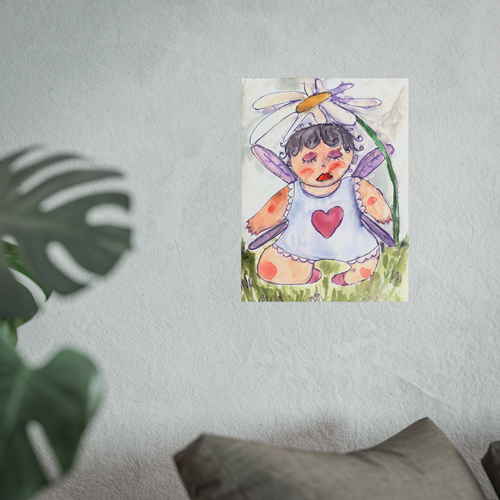 Flower Fairy Fine Art Poster
