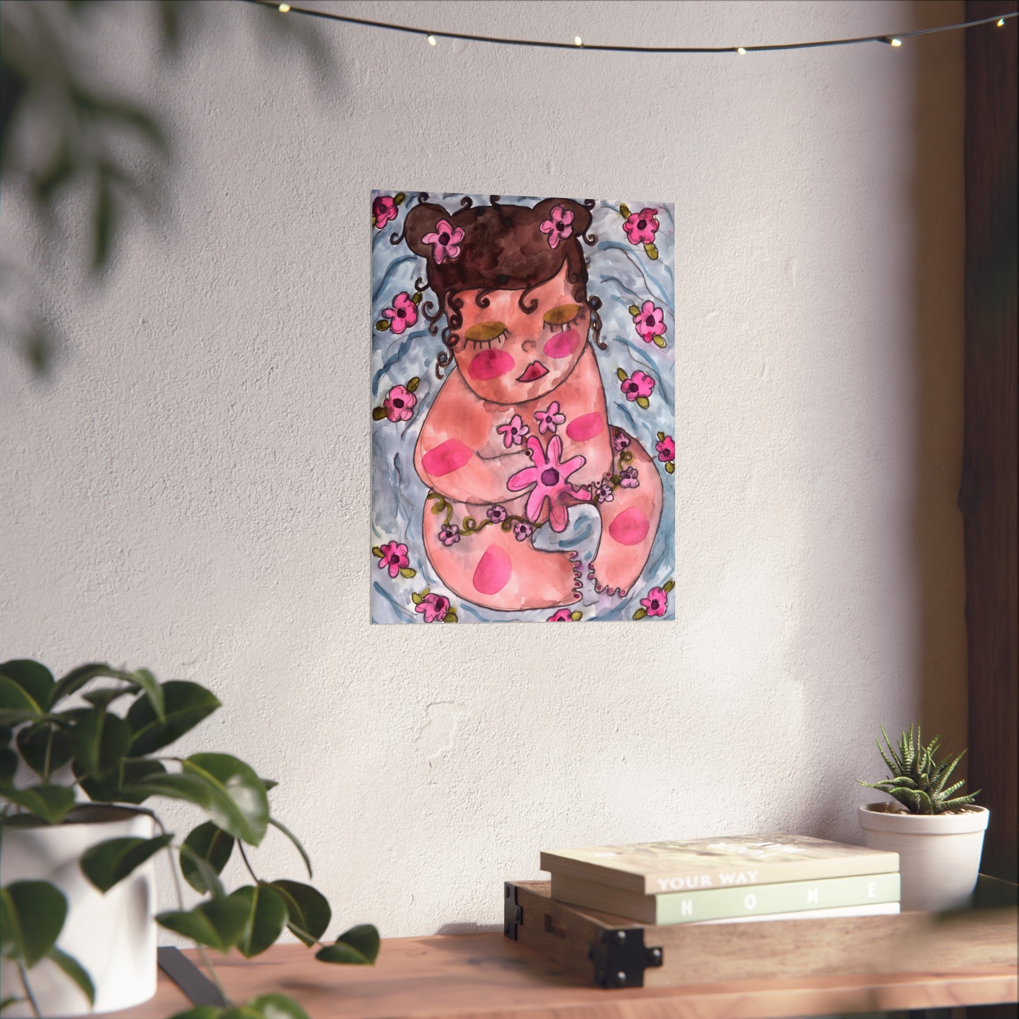 Flower Pond Fine Art Poster