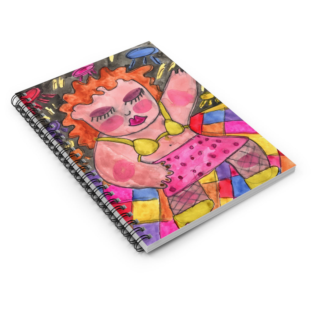 Disco Spiral Notebook