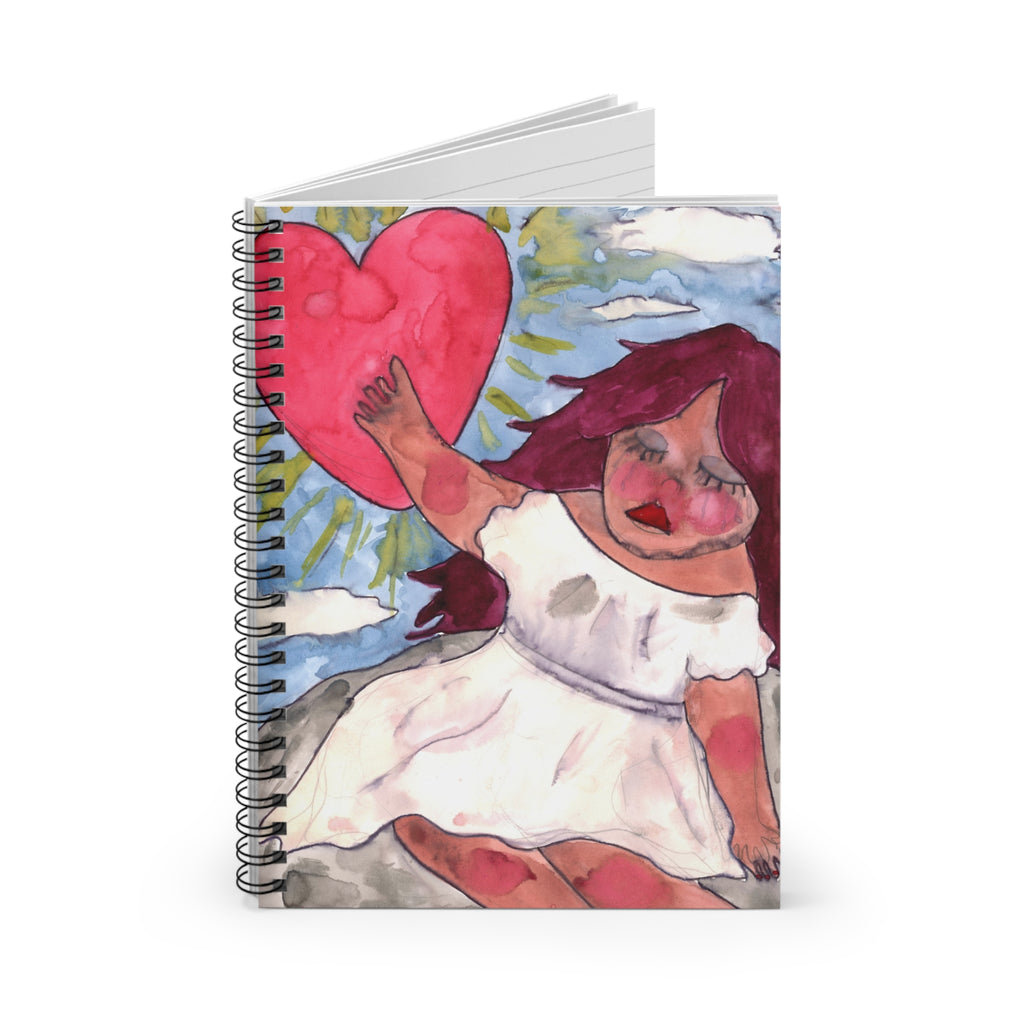 Reaching Spiral Notebook