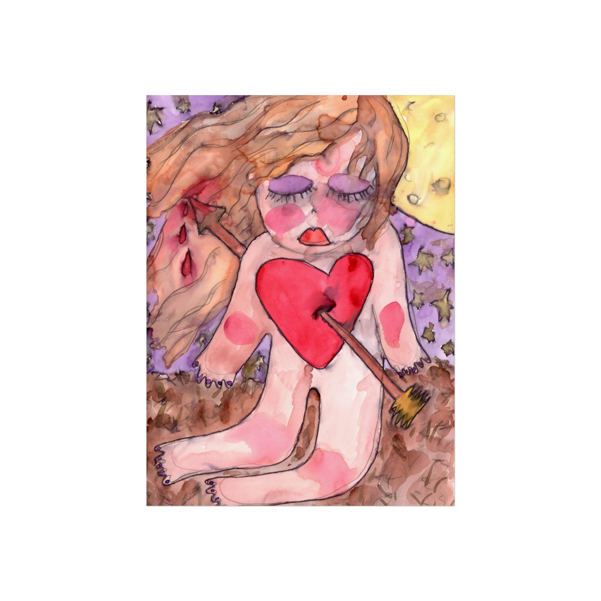 Shot Through the Heart Fine Art Poster