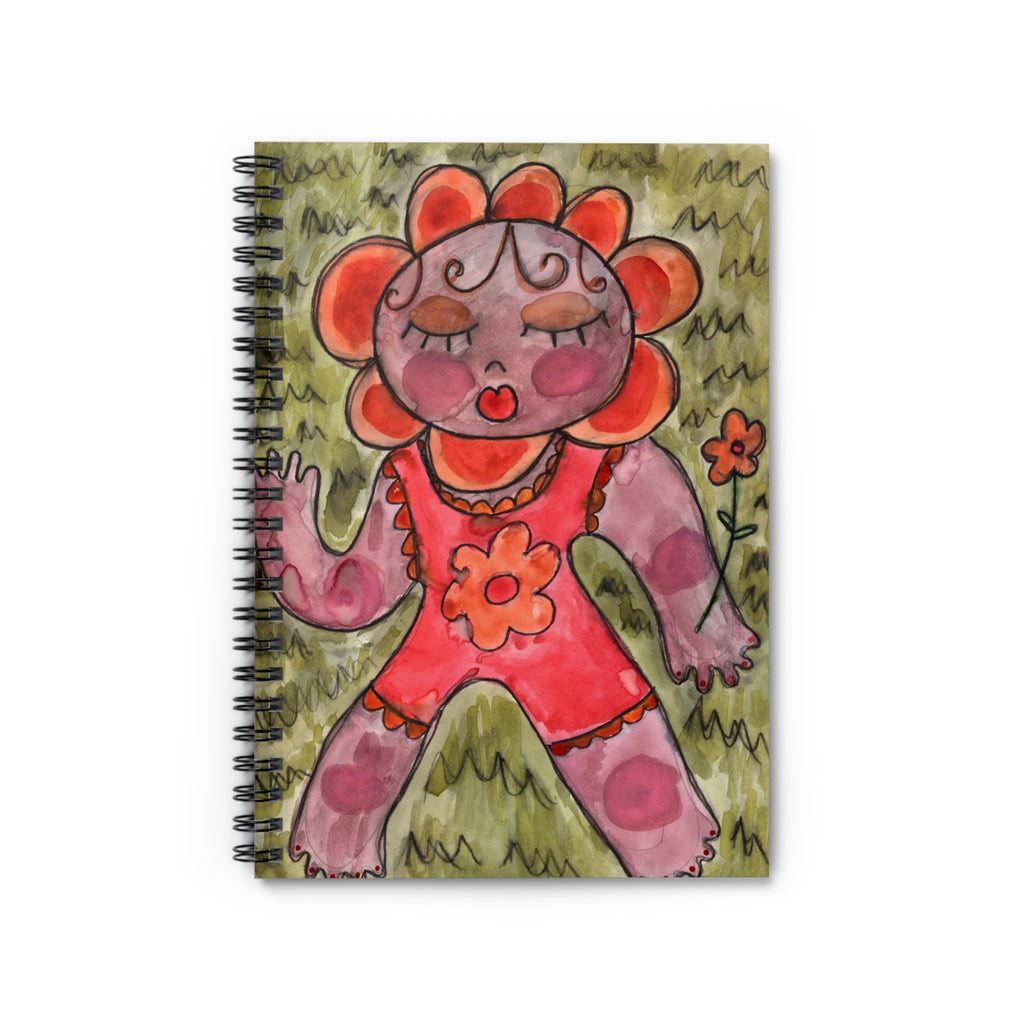 Daisy Lady Spiral Notebook