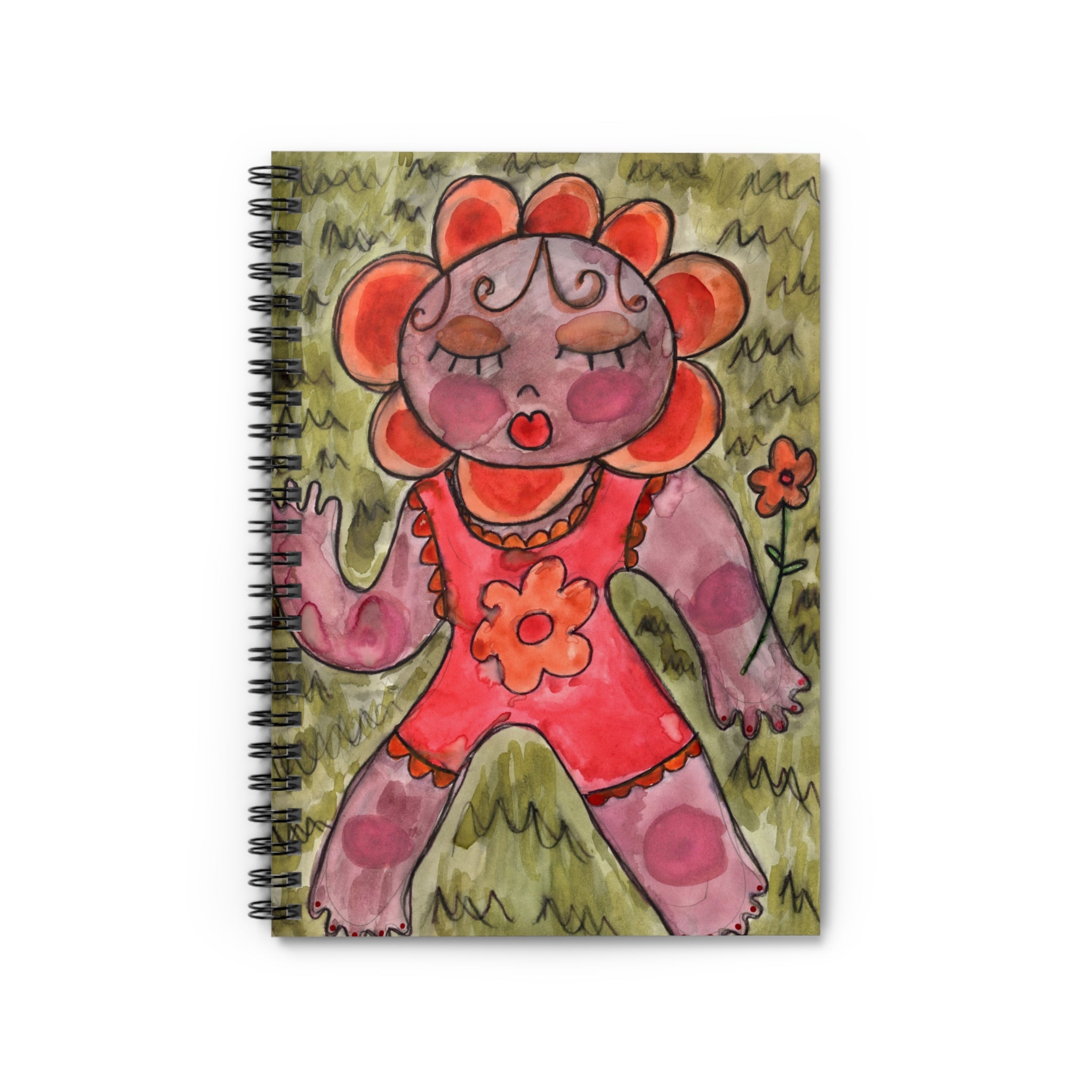 Daisy Lady Spiral Notebook