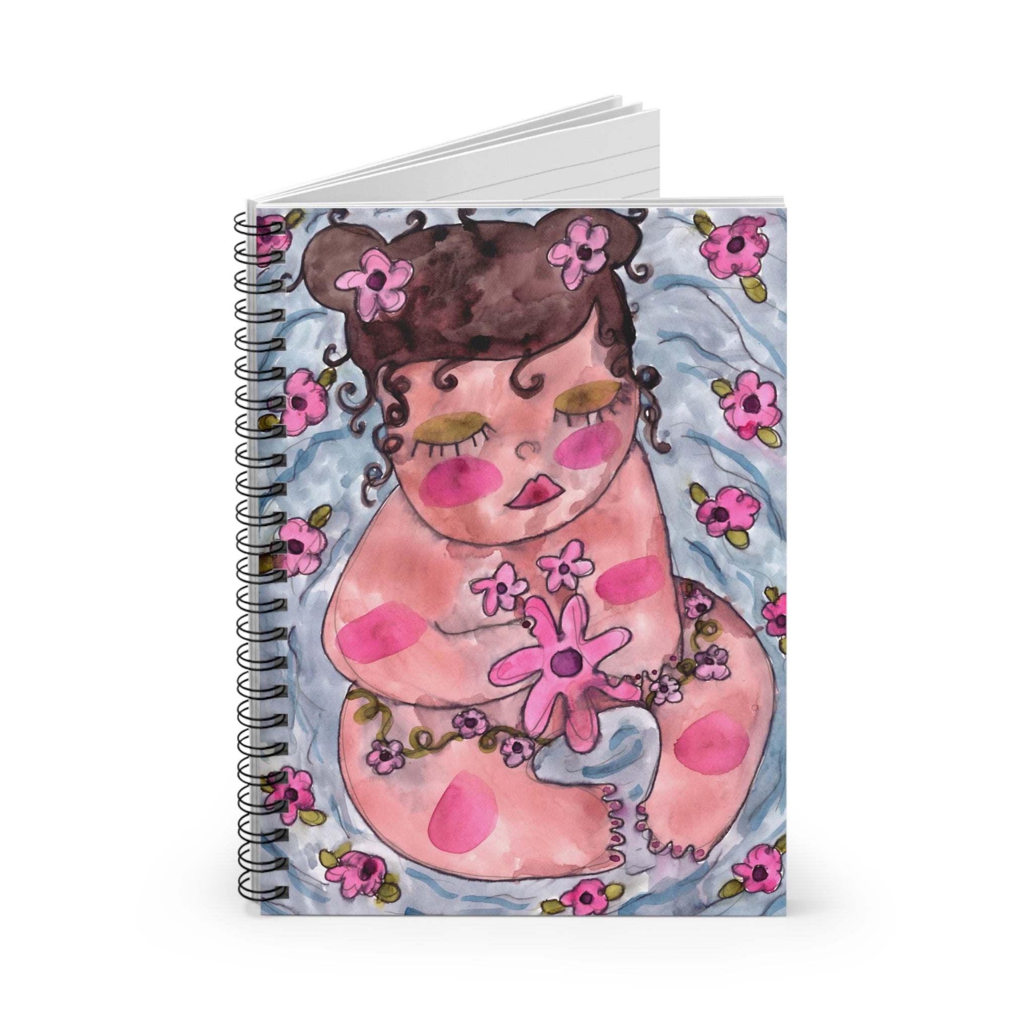 Flower Pond Spiral Notebook