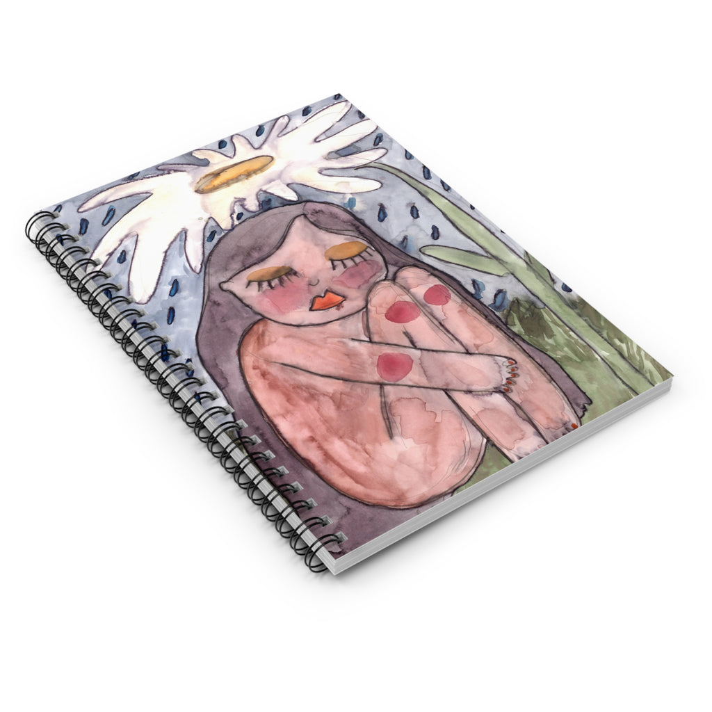 Flower Shelter Spiral Notebook