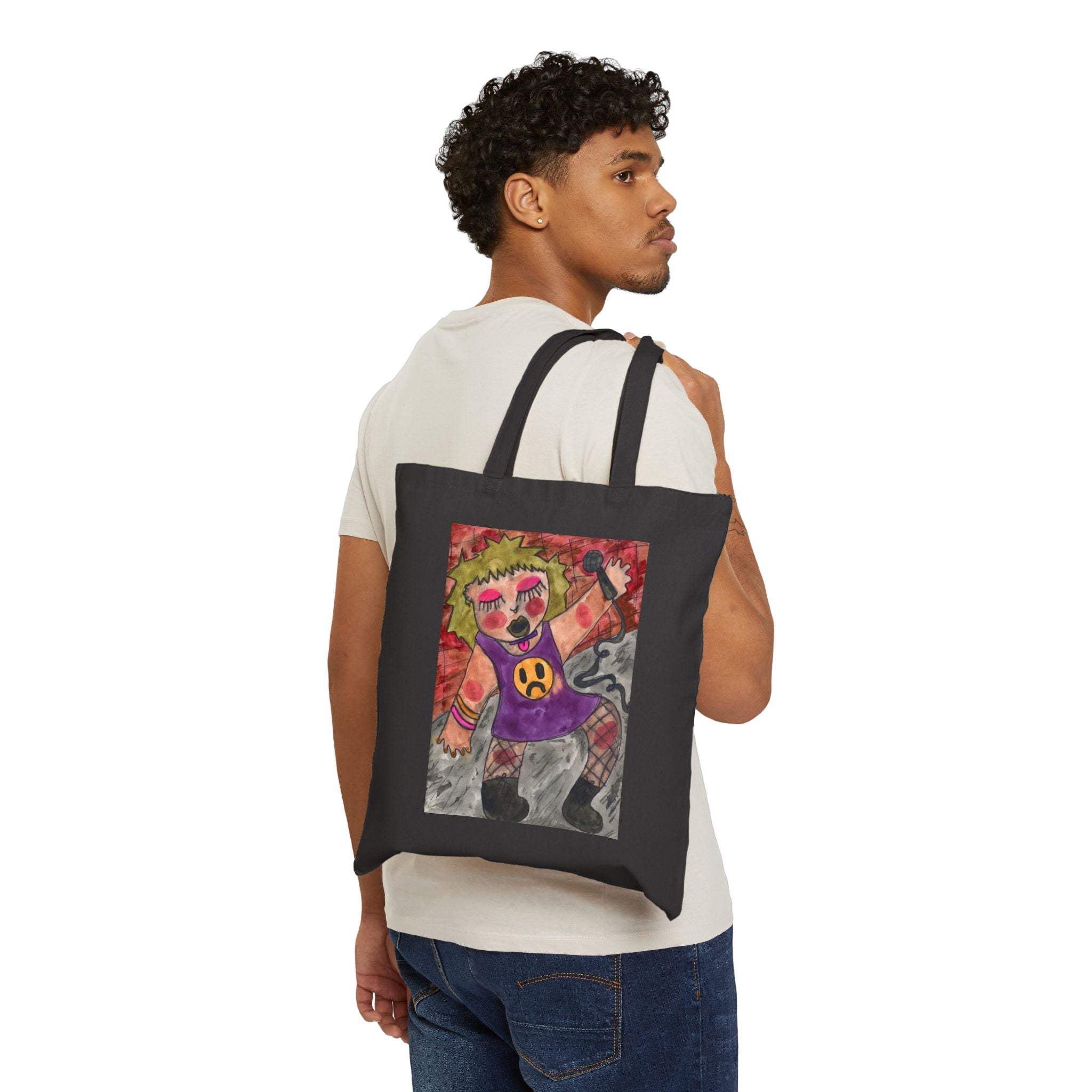 Punk Girl Tote Bag