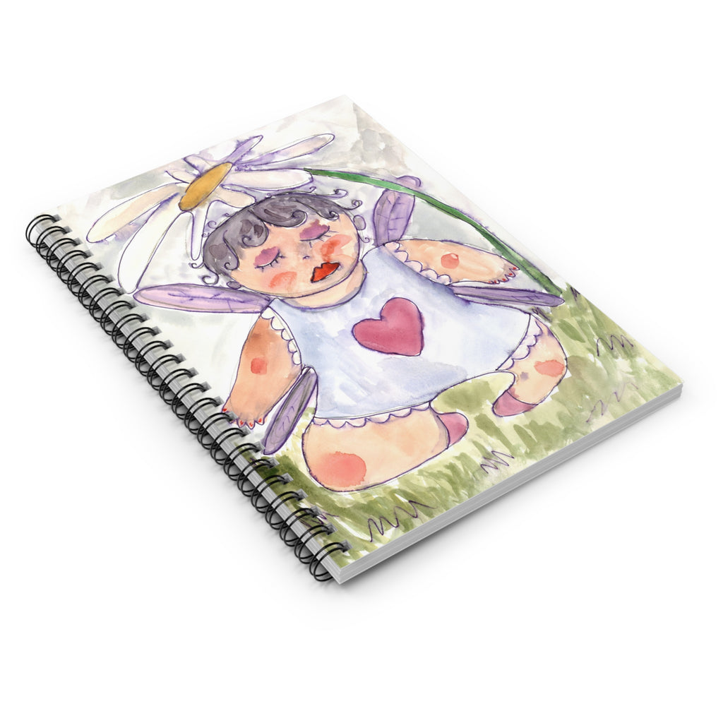 Flower Fairy Spiral Notebook