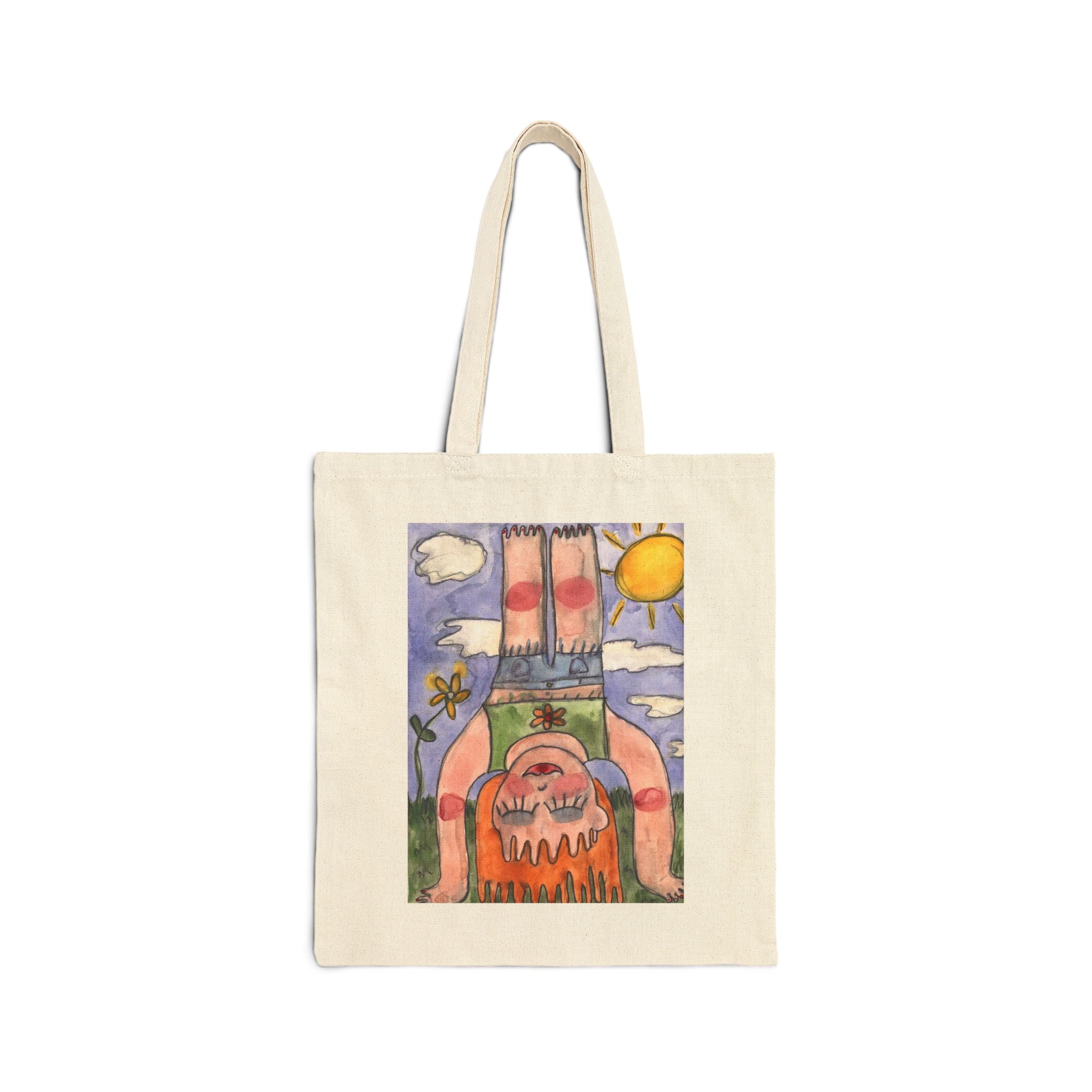 Handstand Tote Bag