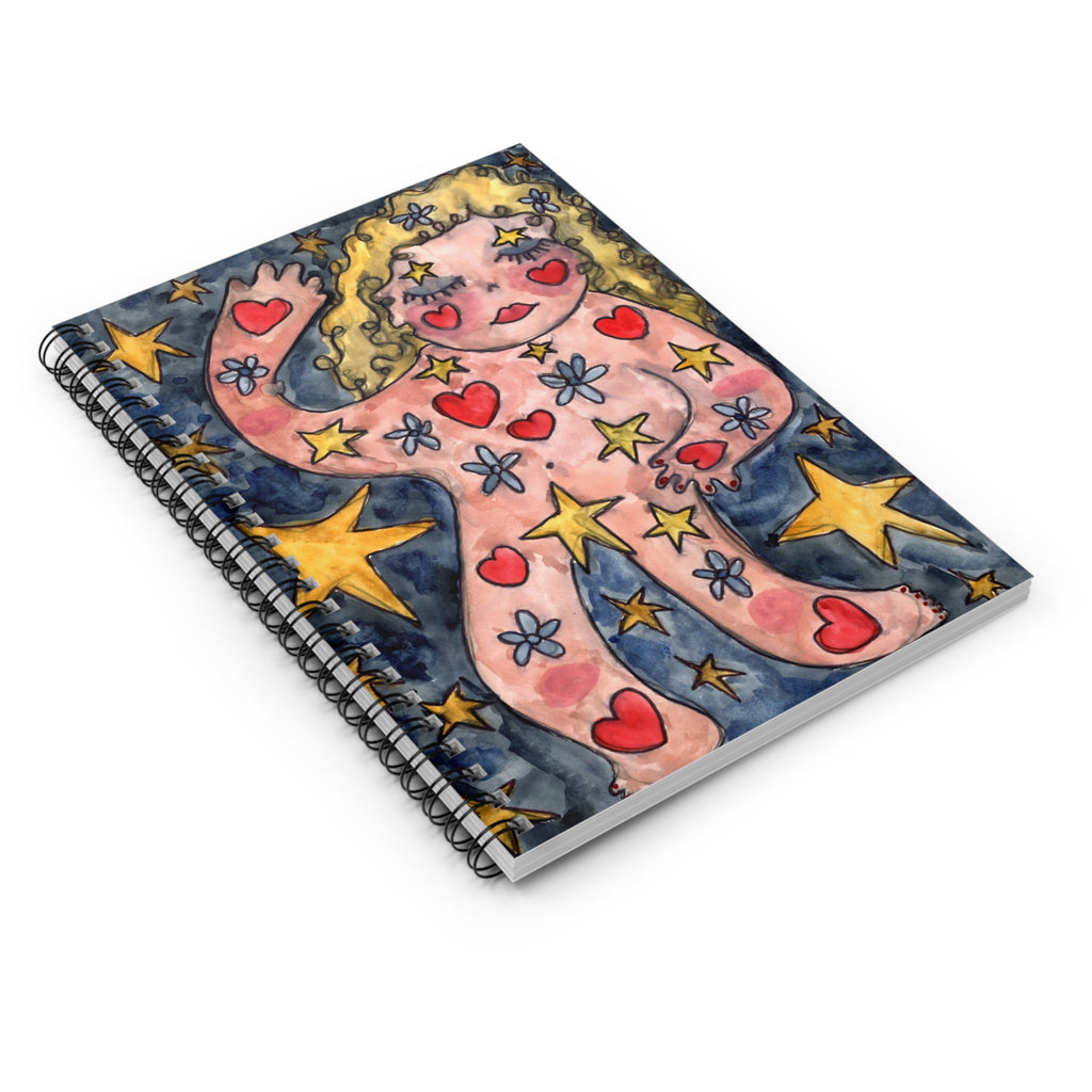 Star Child Spiral Notebook