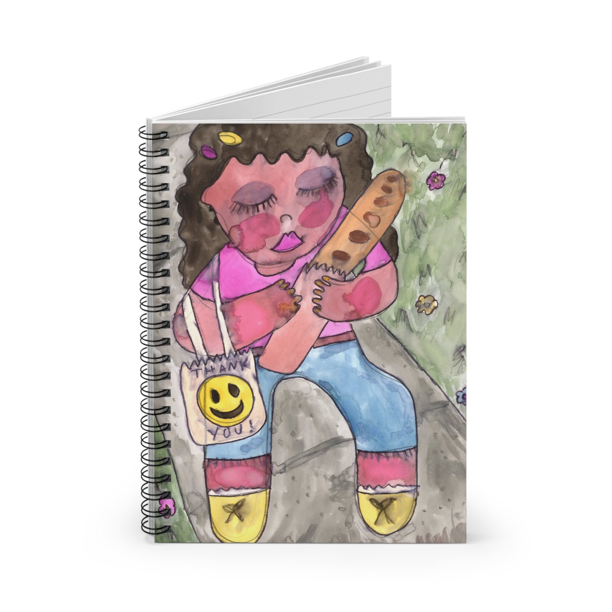 Groceries Spiral Notebook