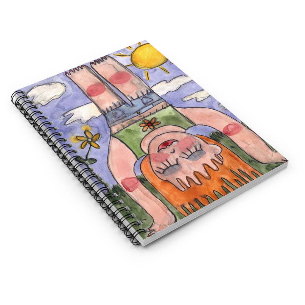 Handstand Spiral Notebook