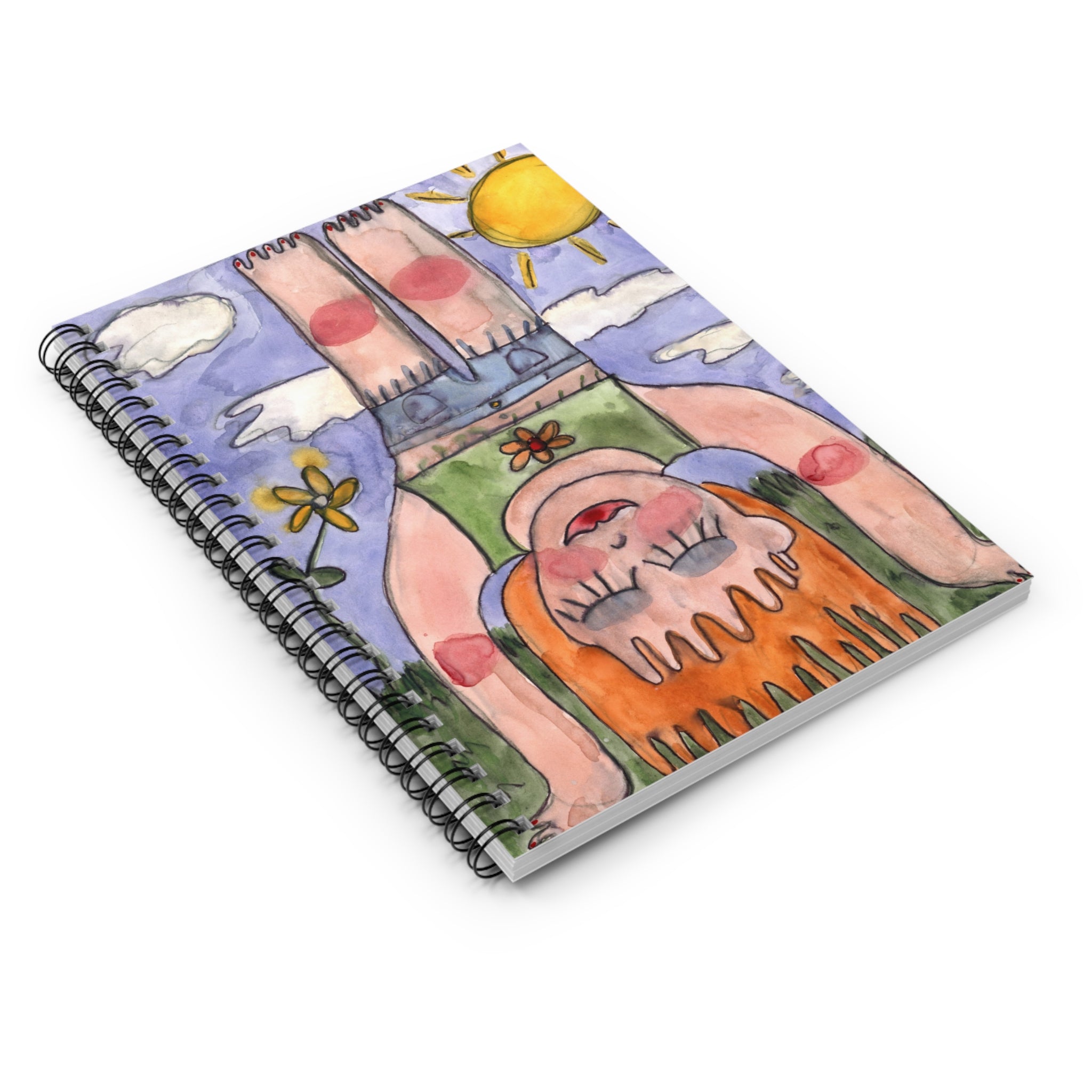 Handstand Spiral Notebook