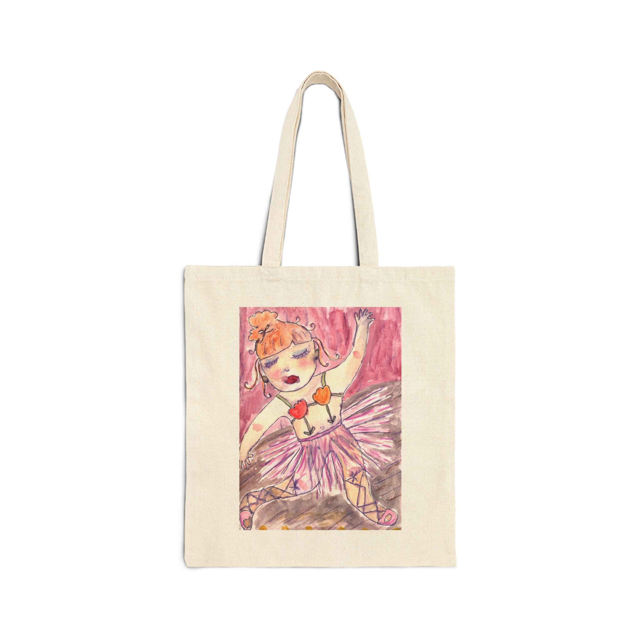Flower Ballerina Tote Bag