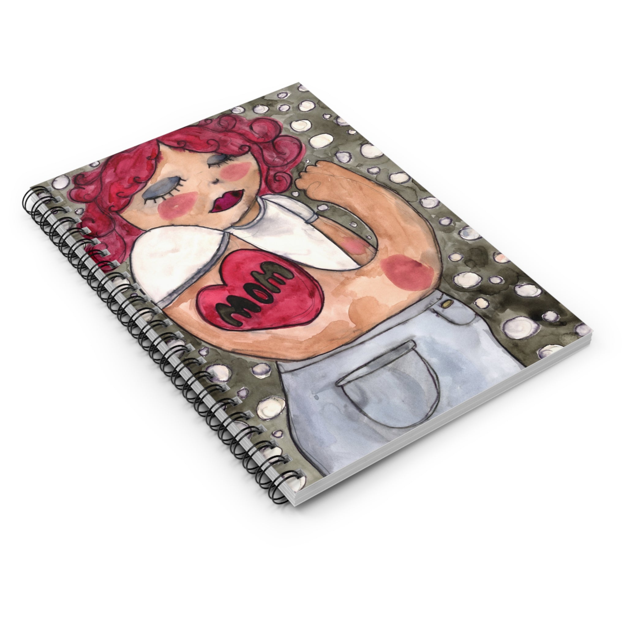 Mom Tattoo Spiral Notebook