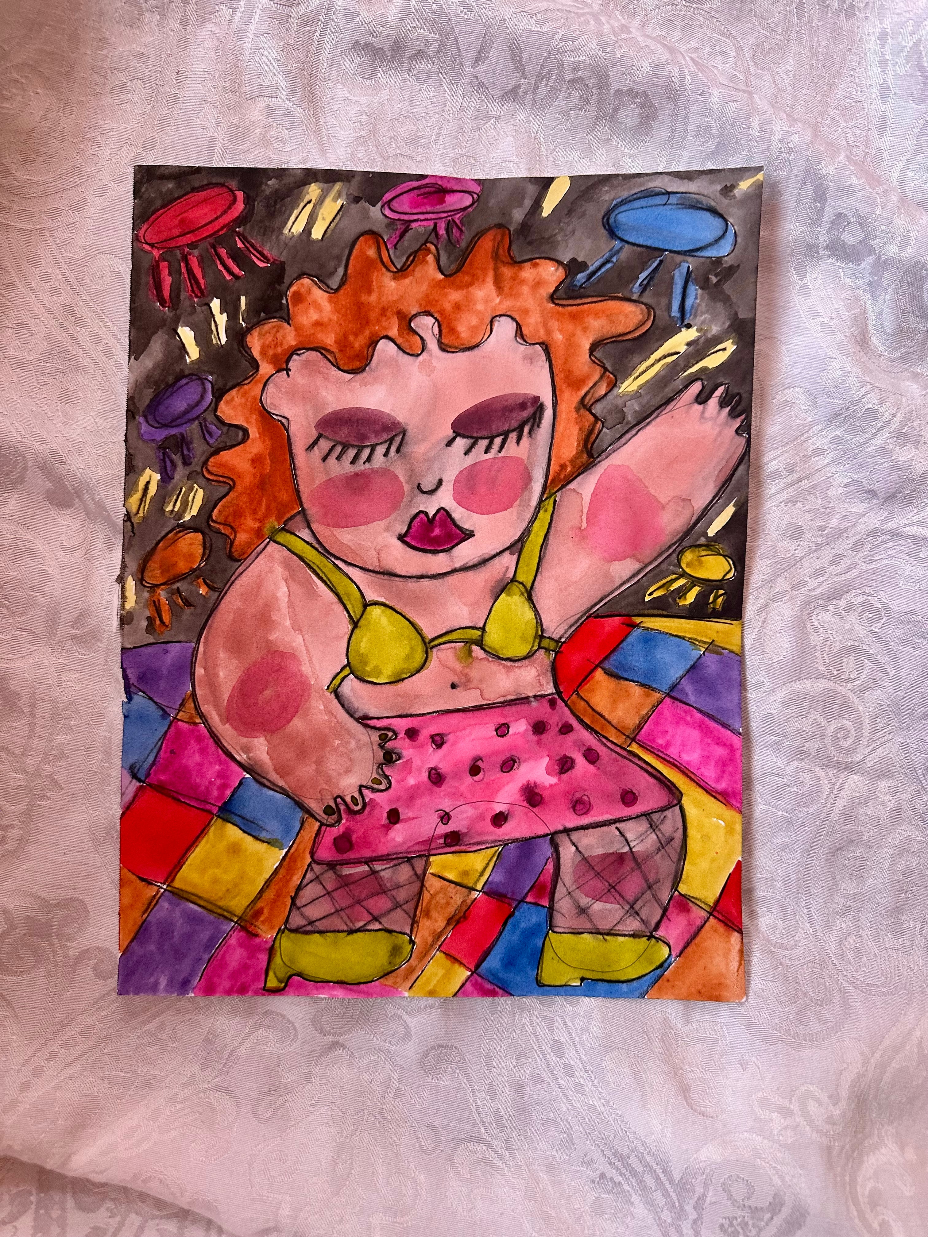 Disco Original Watercolor