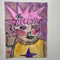 Liberty Spikes Original Watercolor