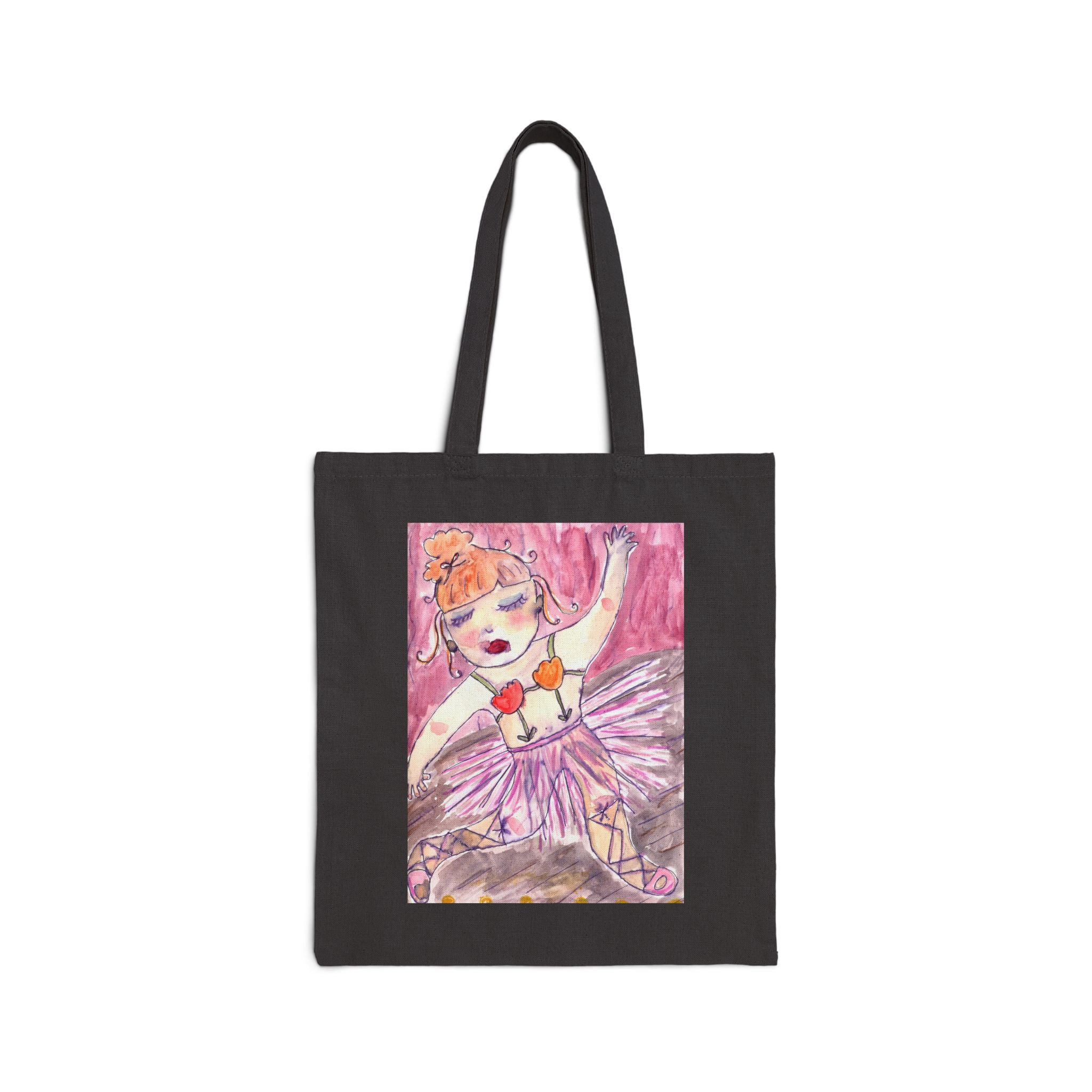 Flower Ballerina Tote Bag