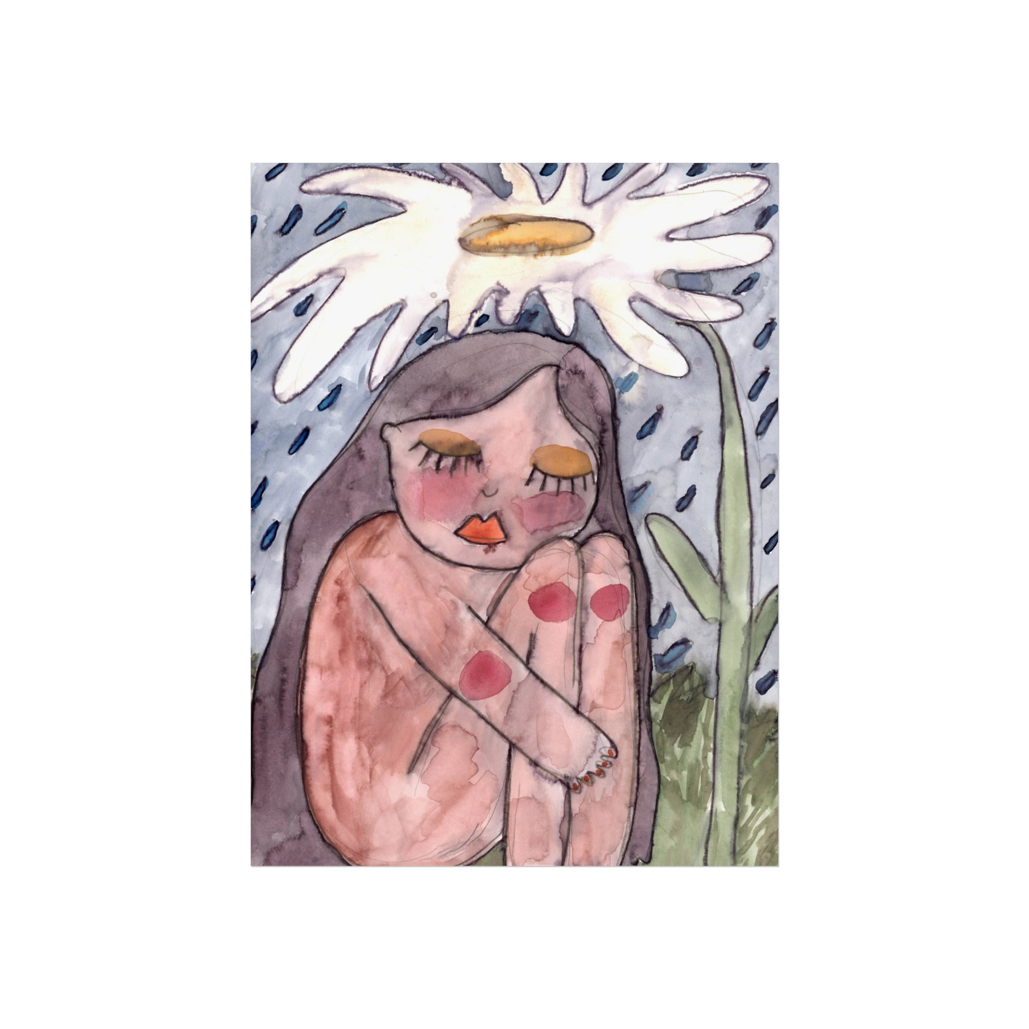 Flower Shelter Fine Art Poster