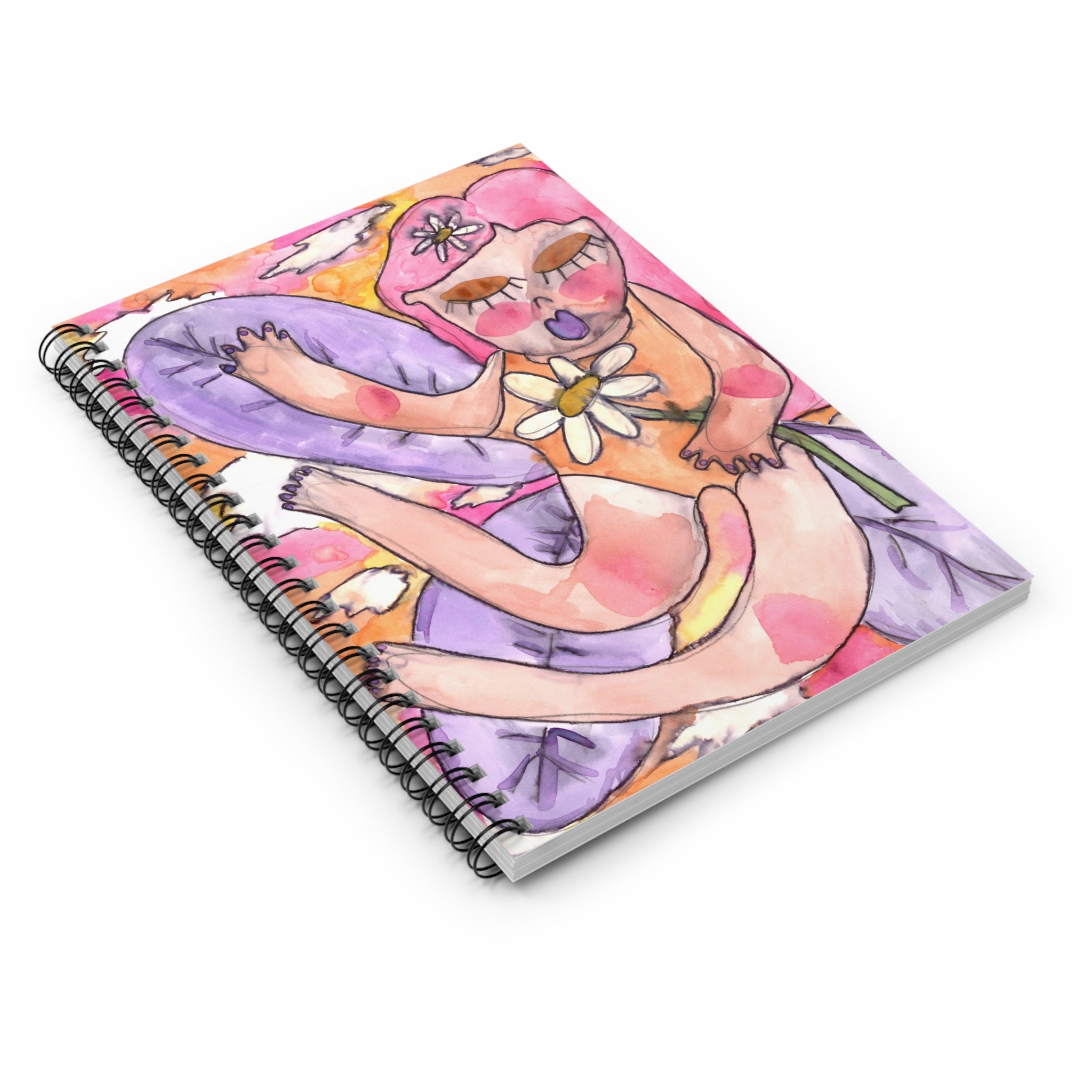 Sunset Fairy Spiral Notebook