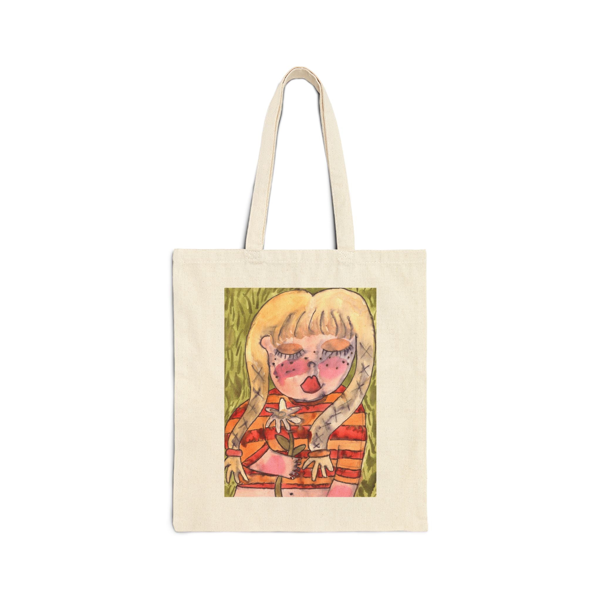 Blonde Daisy Tote Bag