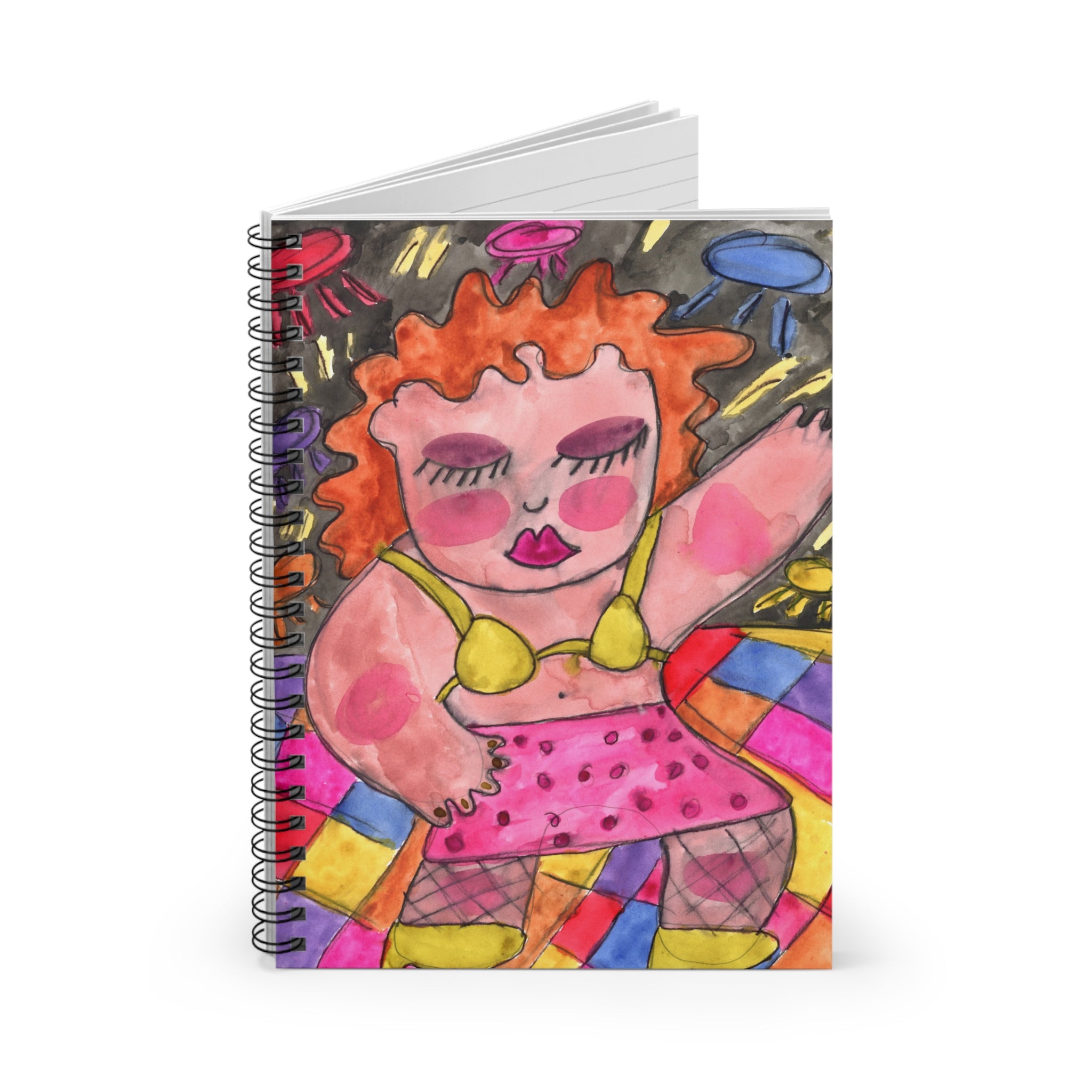 Disco Spiral Notebook