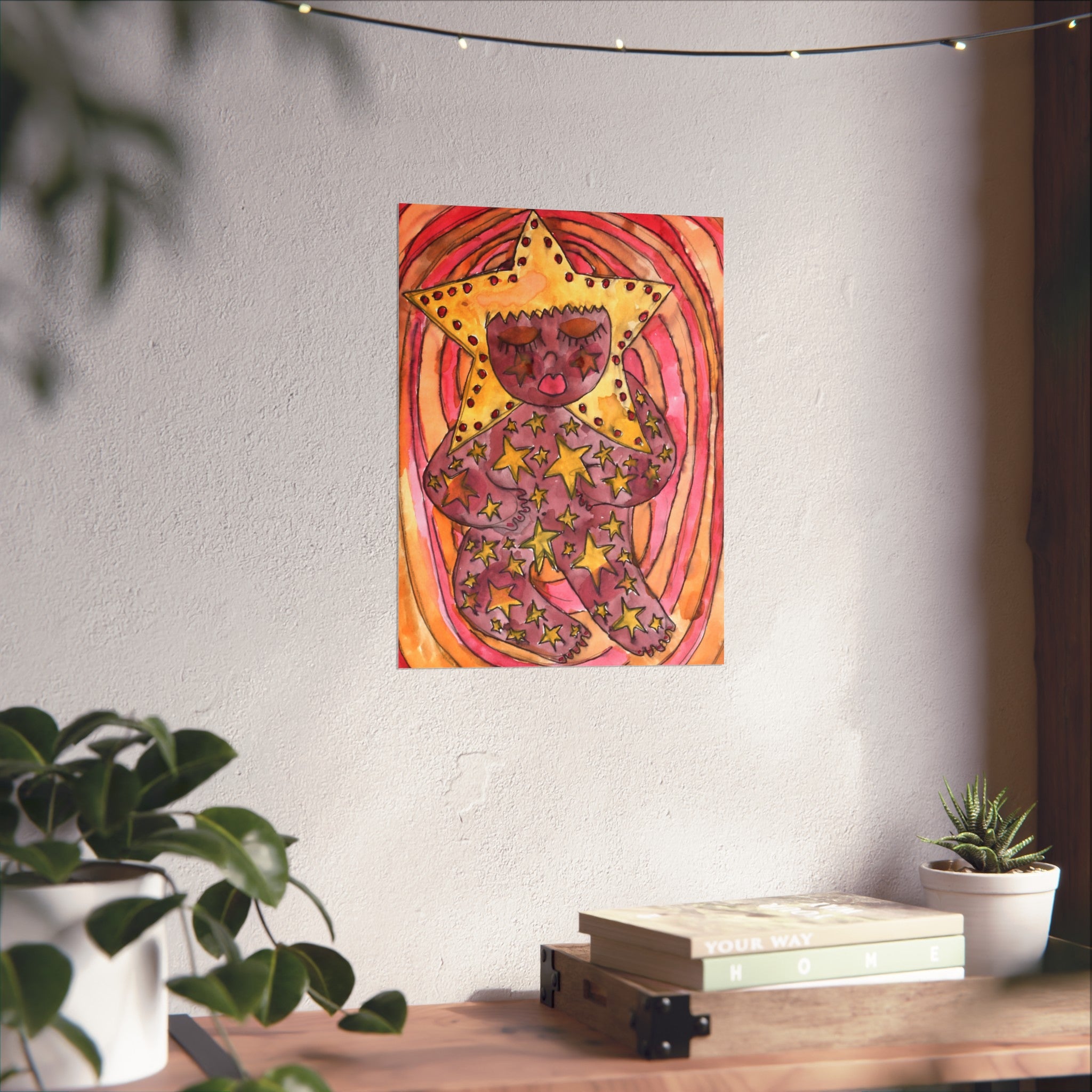 Star Girl Fine Art Poster