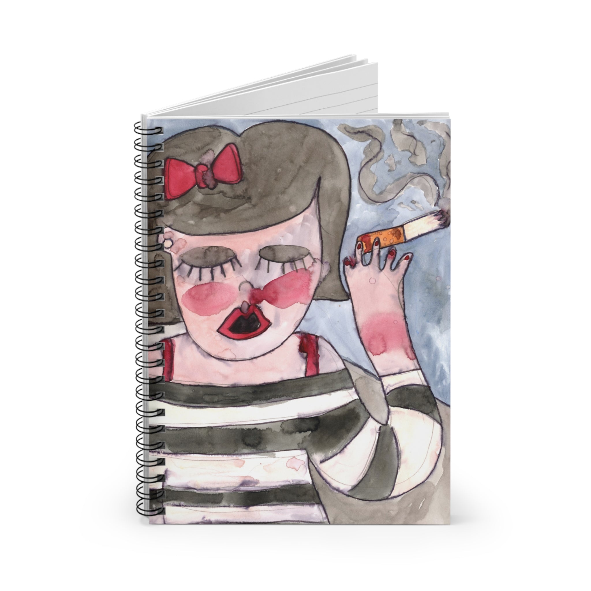 Smoking Spiral Notebook