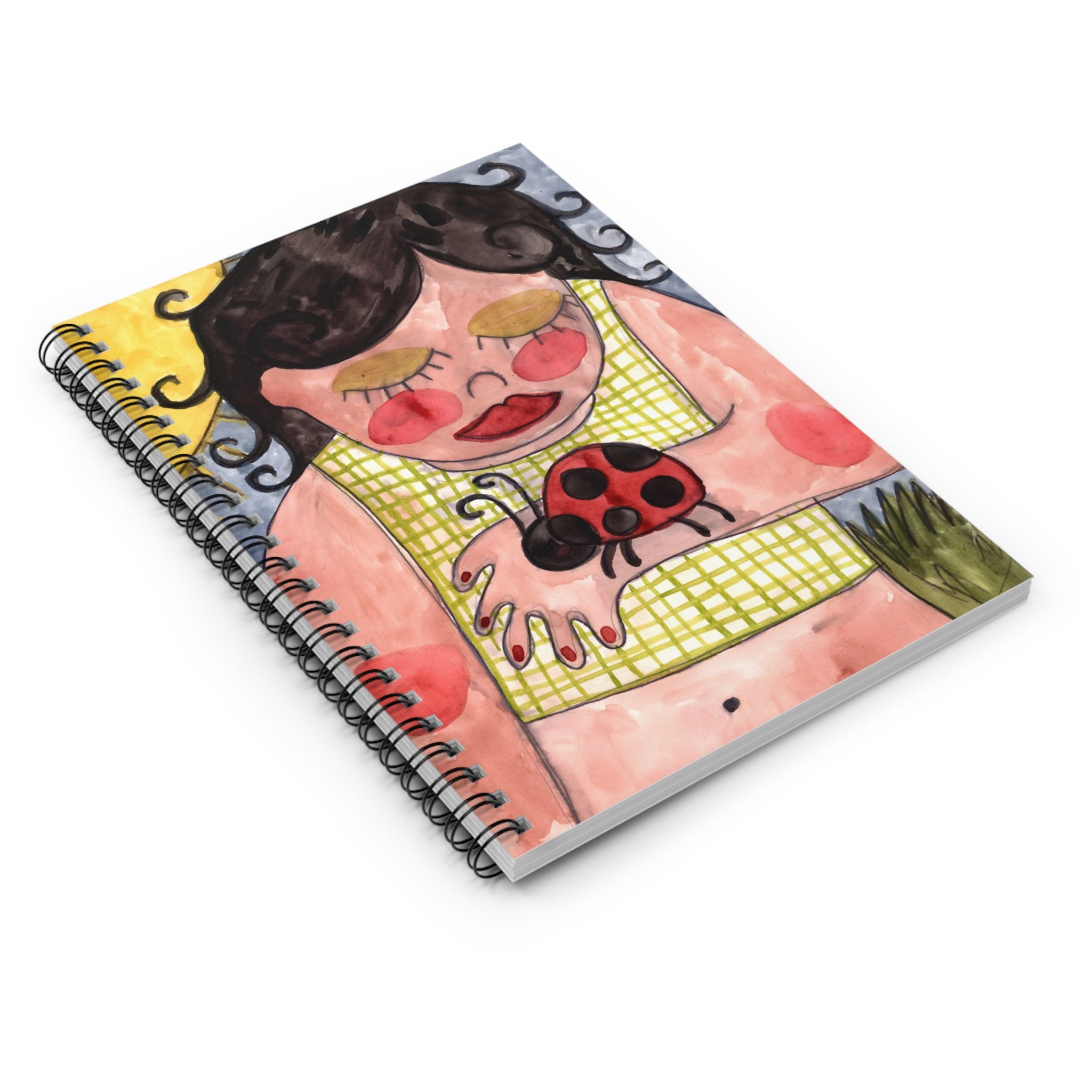 Ladybug Spiral Notebook