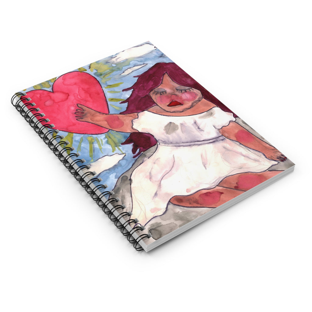Reaching Spiral Notebook