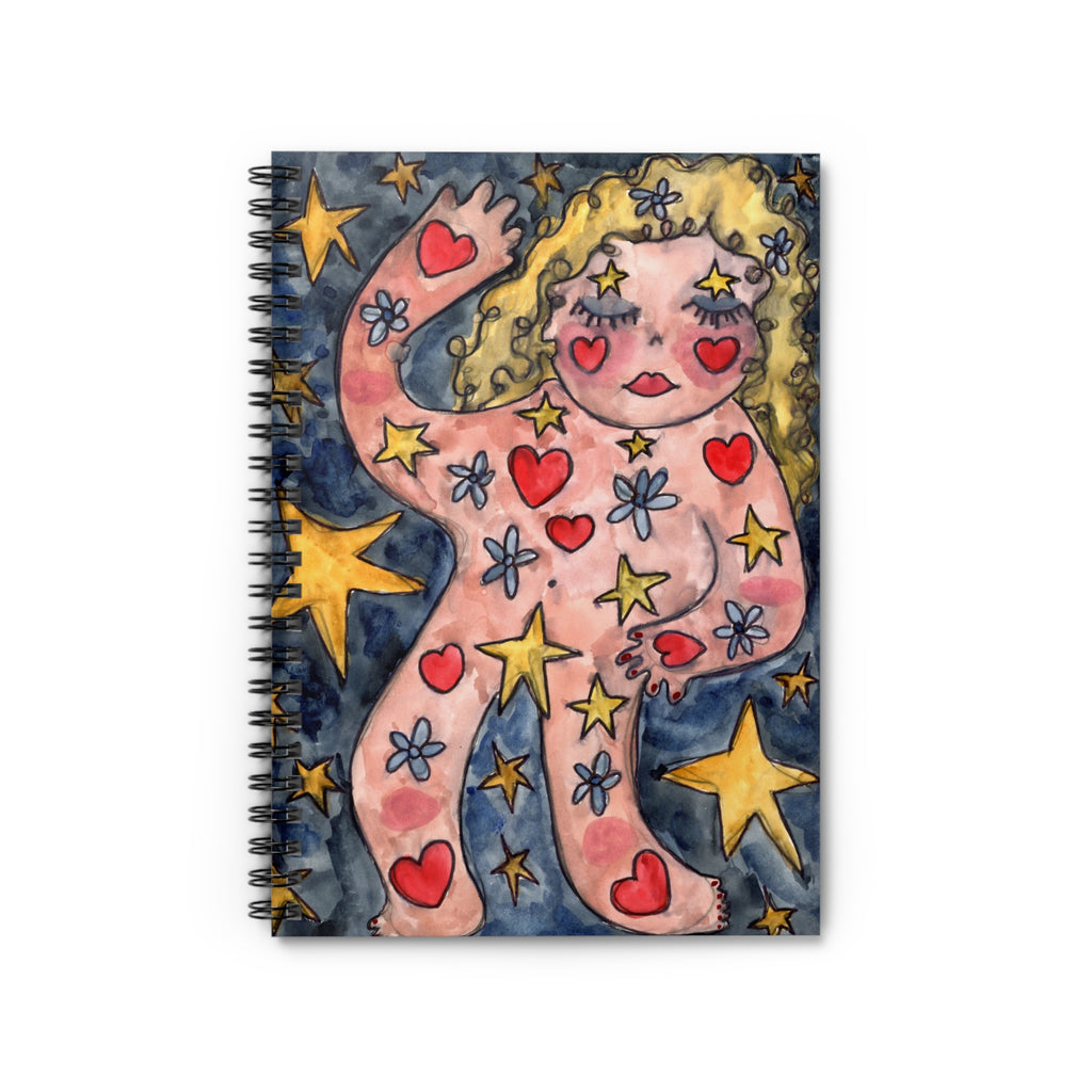 Star Child Spiral Notebook