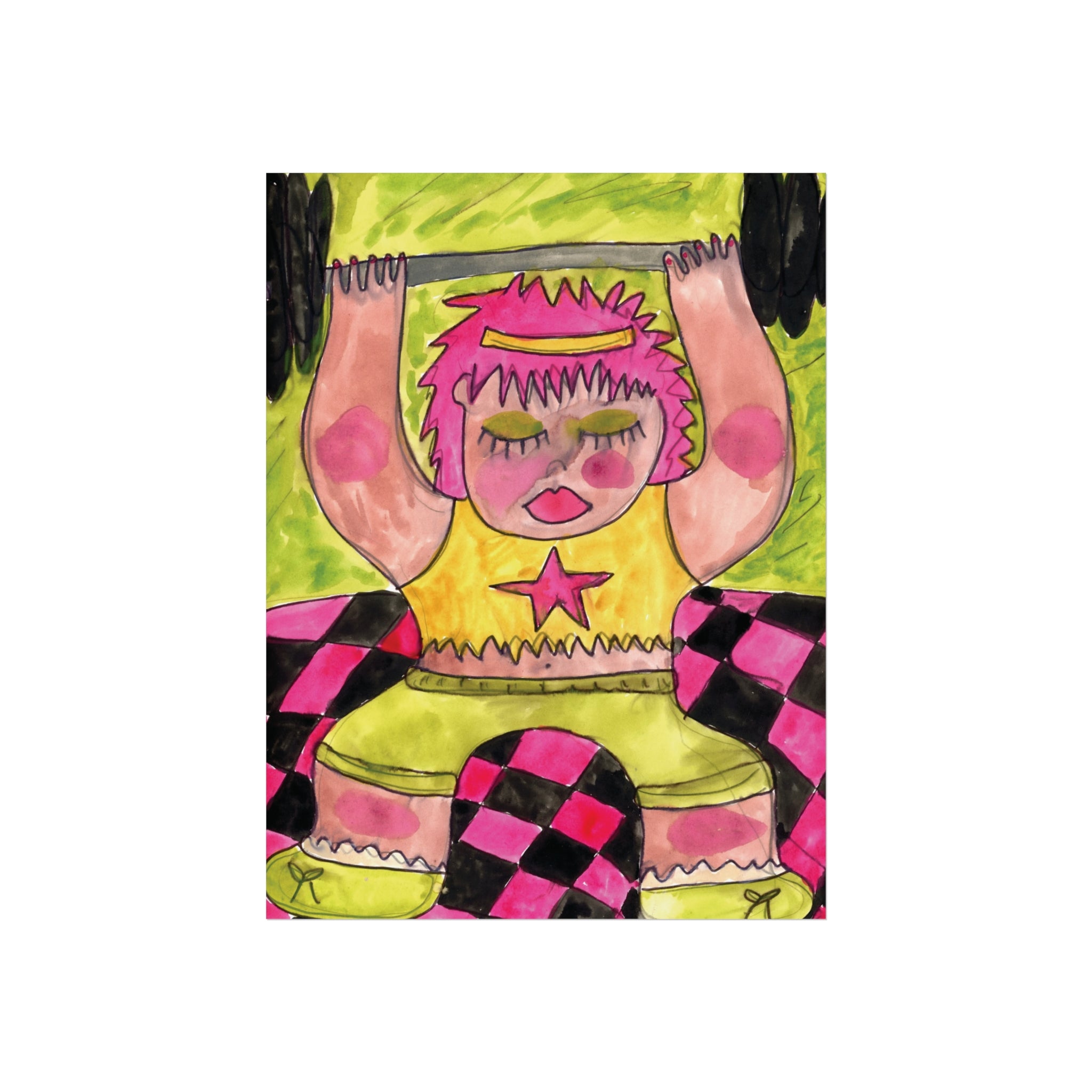 Weightlifter Fine Art Poster