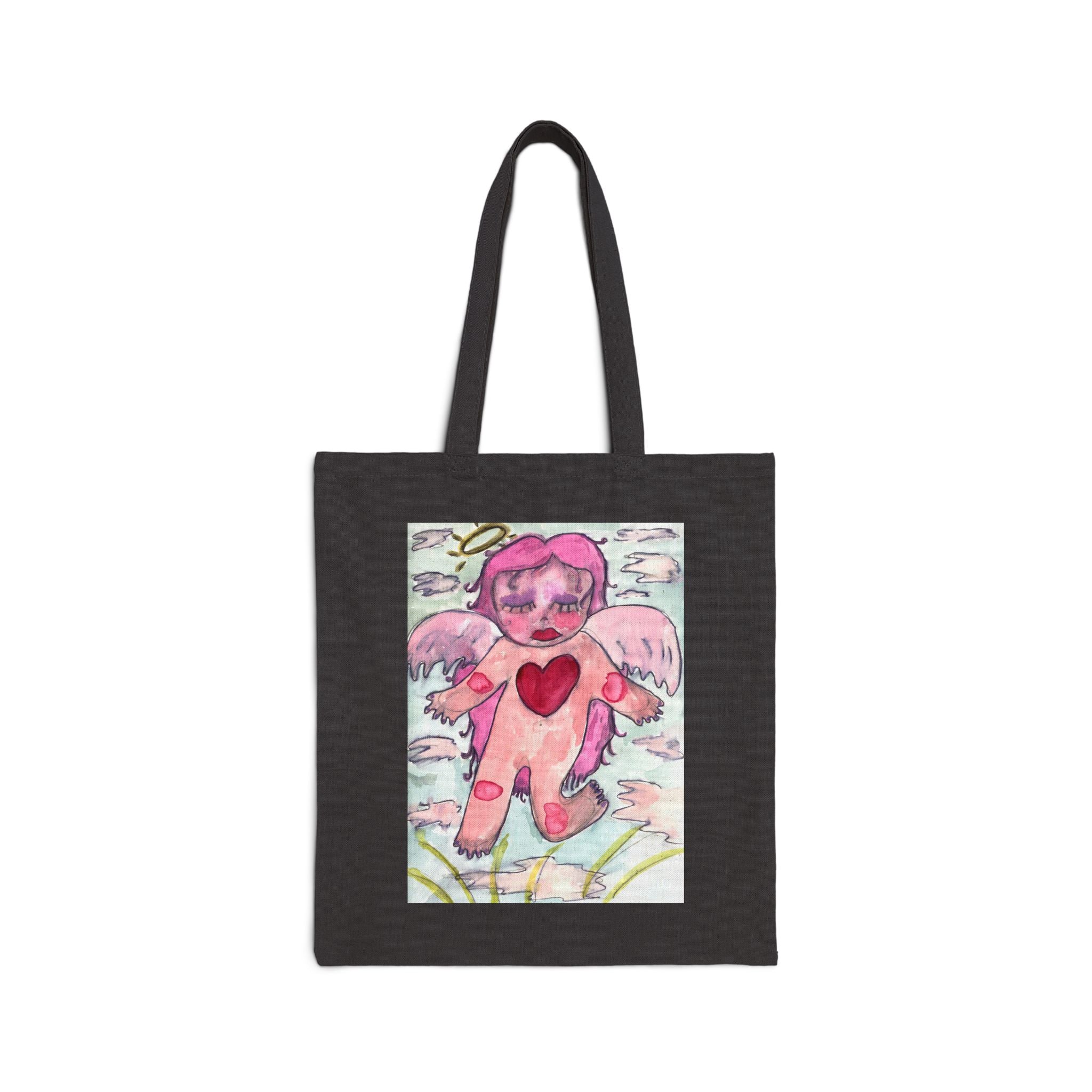 Pink Angel Tote Bag