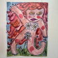 Flower Child Original Watercolor