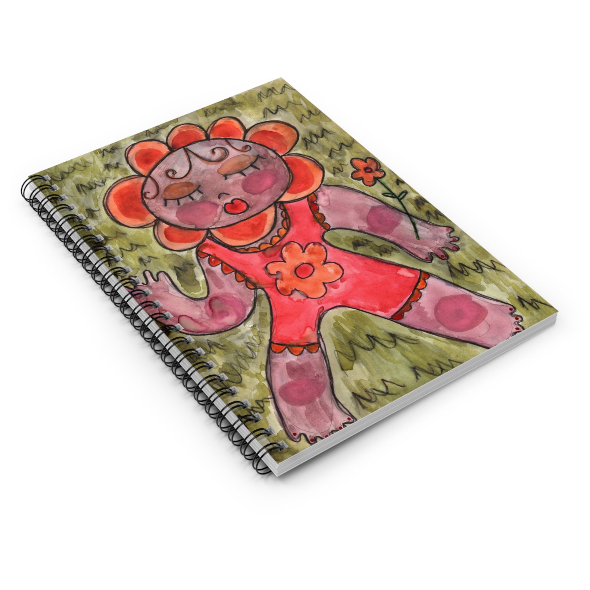 Daisy Lady Spiral Notebook