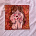 Sad Girl Original Watercolor