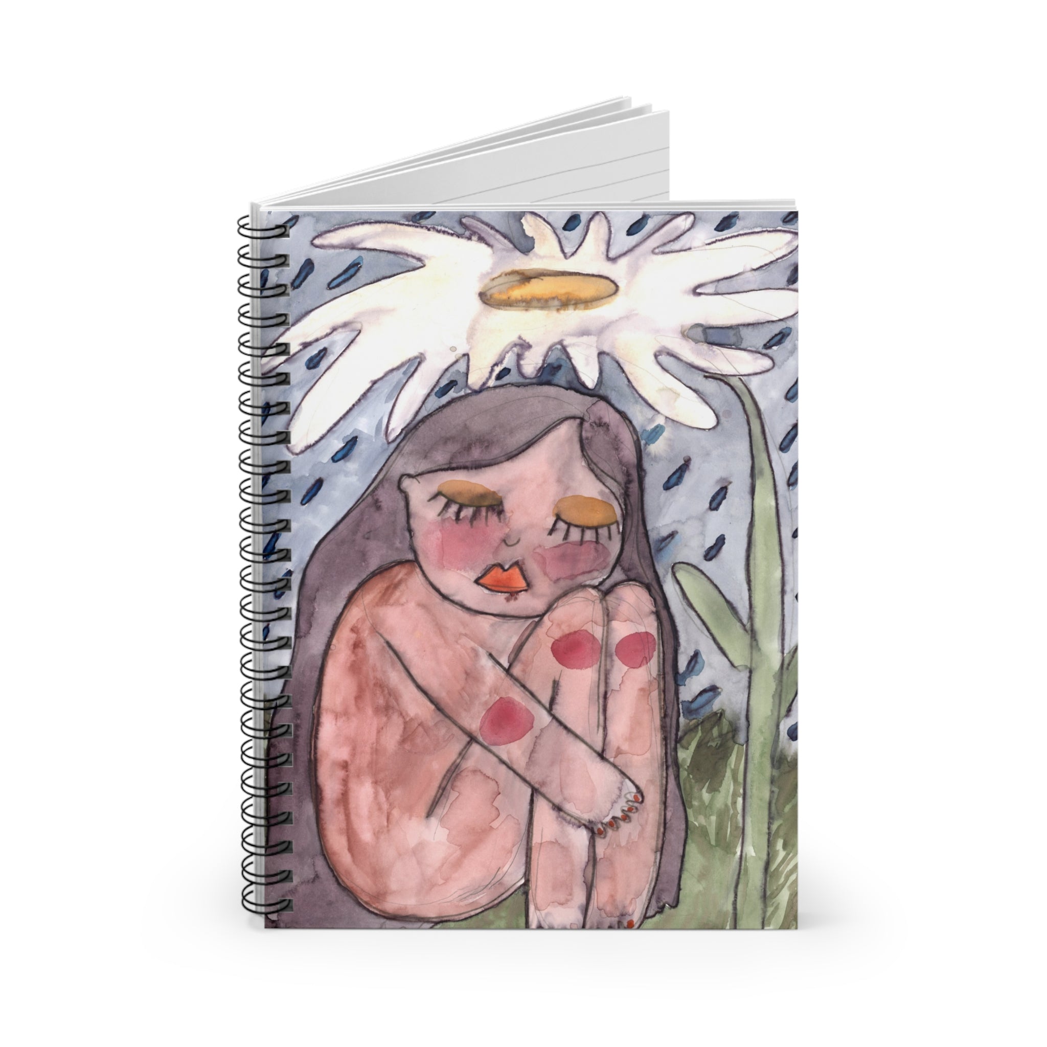 Flower Shelter Spiral Notebook
