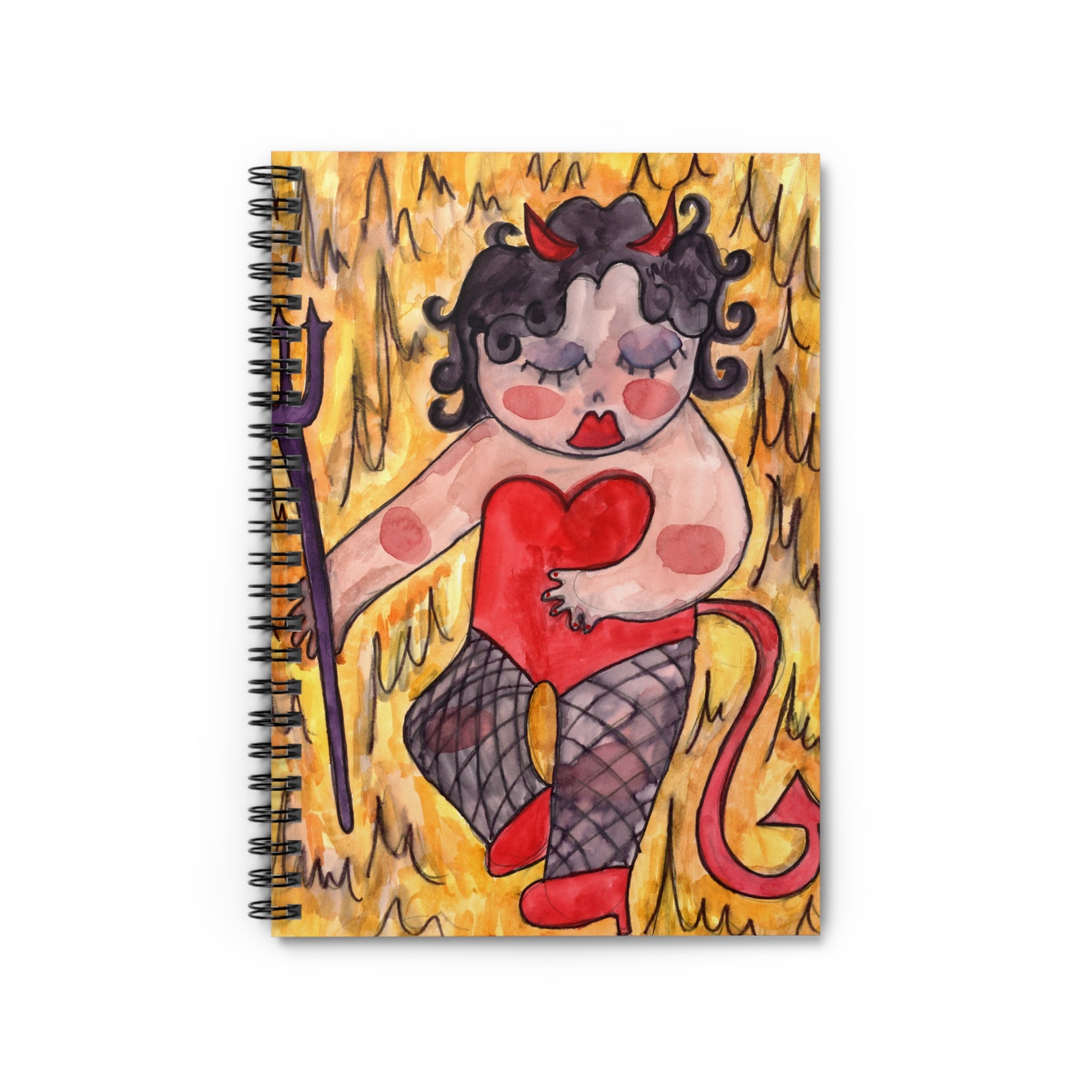 Devil Boop Spiral Notebook