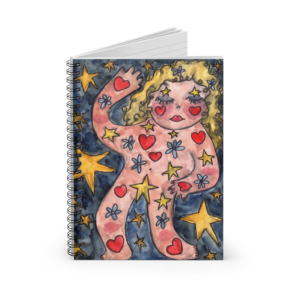 Star Child Spiral Notebook
