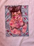 Flower Pond Original Watercolor